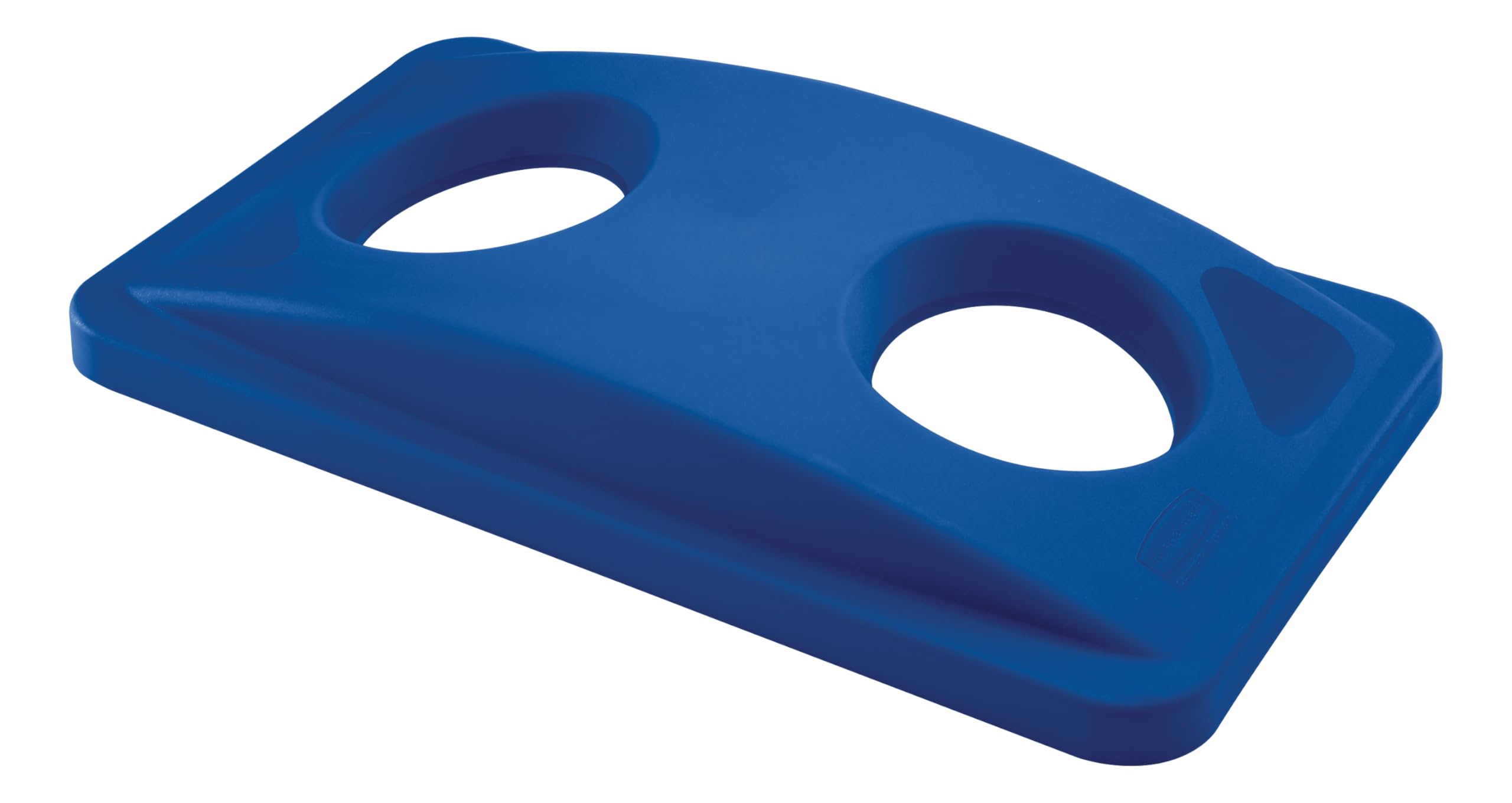 Rubbermaid Commercial Products Untouchable Recycle Bin Lid, Blue, Use For Bottles/Cans, Compatible With 23-Gallon Slim Jim Recyc