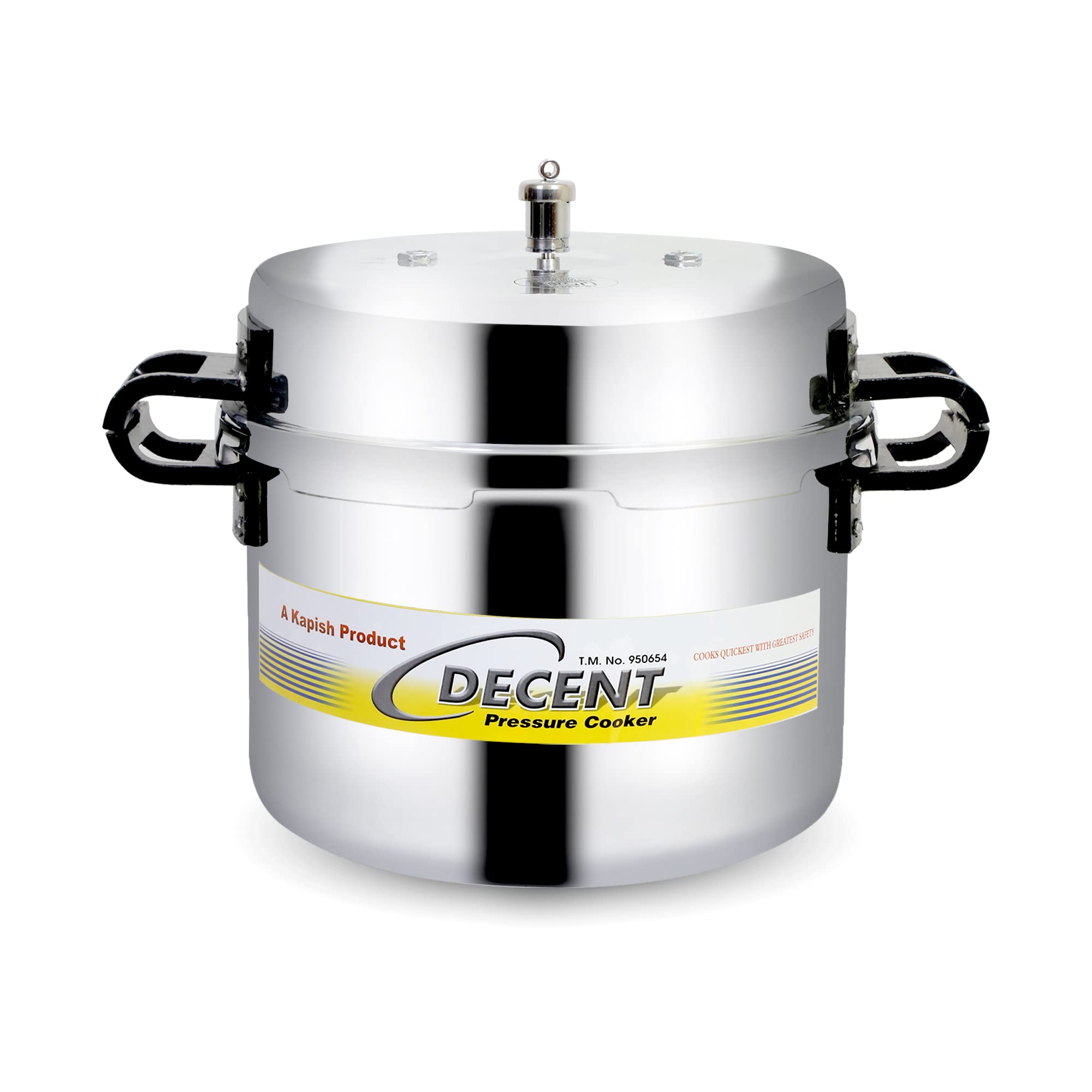 Decent Jumbo Aluminium 16 L Pressure Cooker (Aluminium) Isi Marked