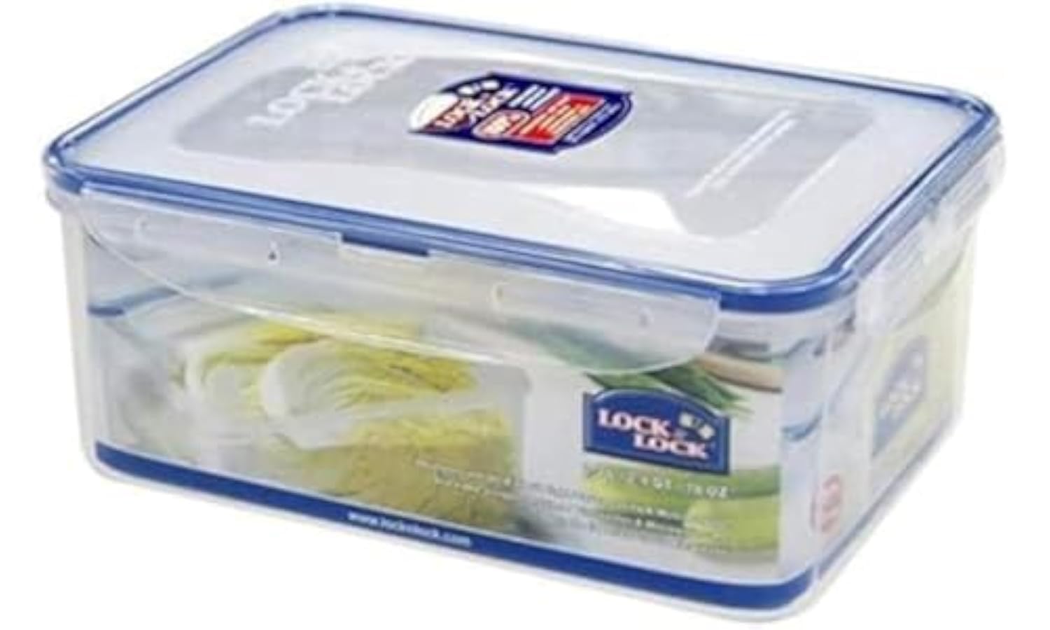 Lock & Lock Rectangular Food Container, Tall, 9.6-Cup, 78-Fluid Ounces