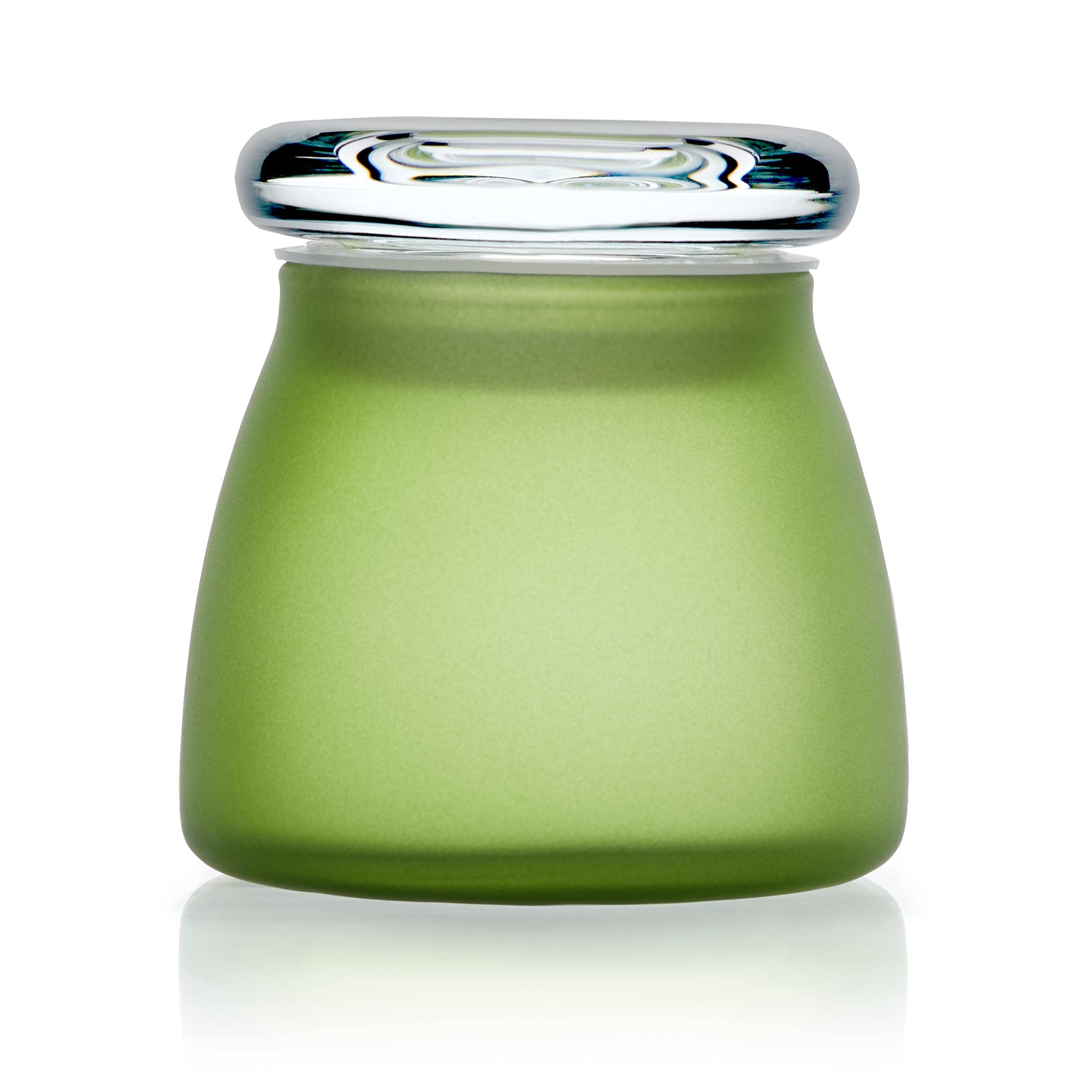 Libbey BudShield Green Storage Jar Set of 3, 4.5 oz Glass Jars with Lid