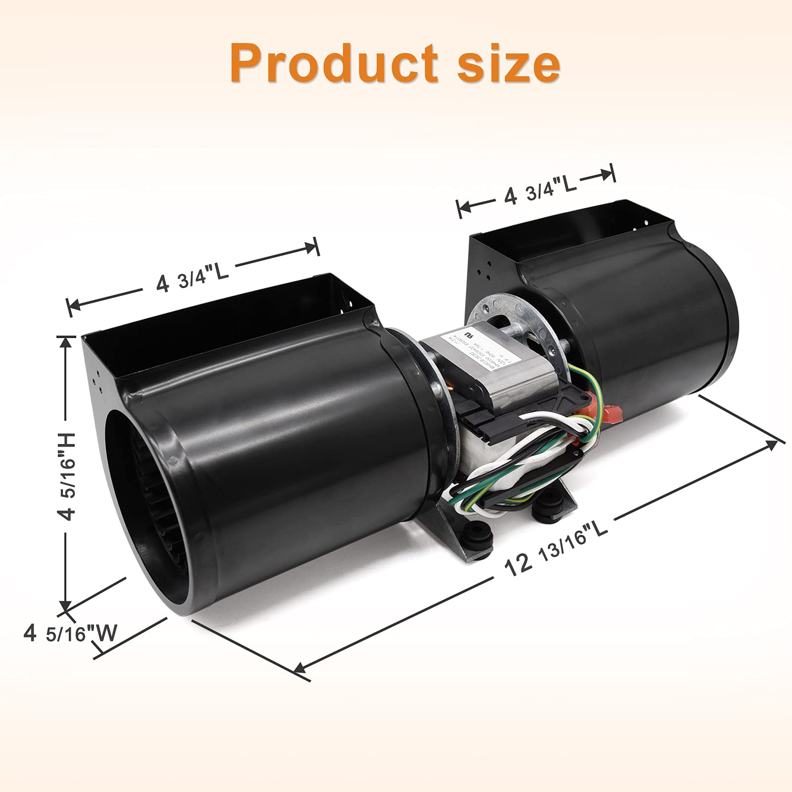 Adviace GFK-160 GFK-160A Fireplace Blower Fan Kit for Heat-N-Glo, Heat and Glow, Heat&Glo, Hearth and Home, Superior, Quadra-Fir