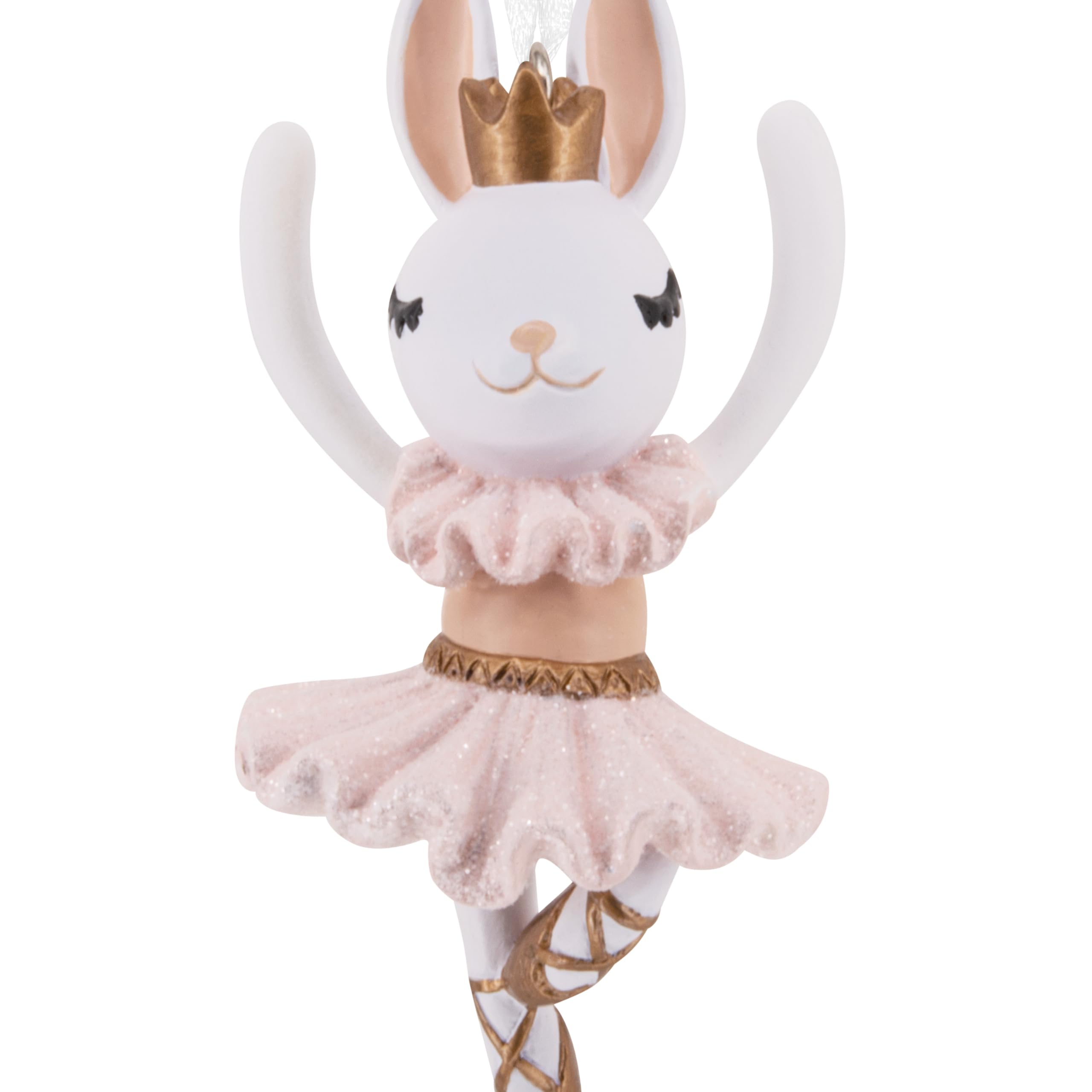 Hallmark Ballerina Bunny Christmas Ornament, Gifts for Dancers
