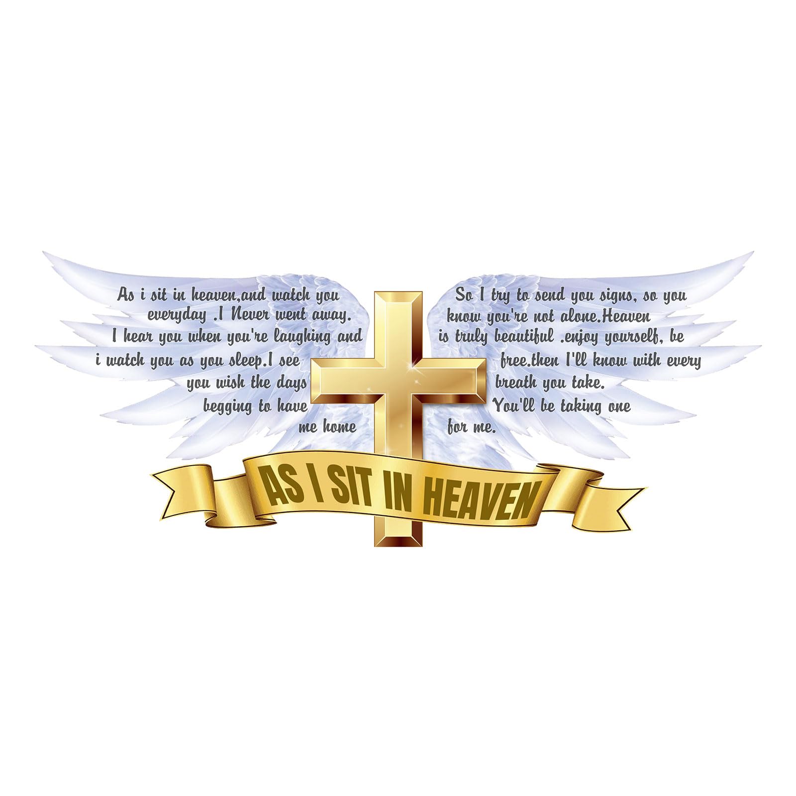 Goodbye Not Forever Hanging Wooden Sign Sympathy Memorial Wood Hanging Sign for Loss of Loved One, Loss of Father Mother Sympath