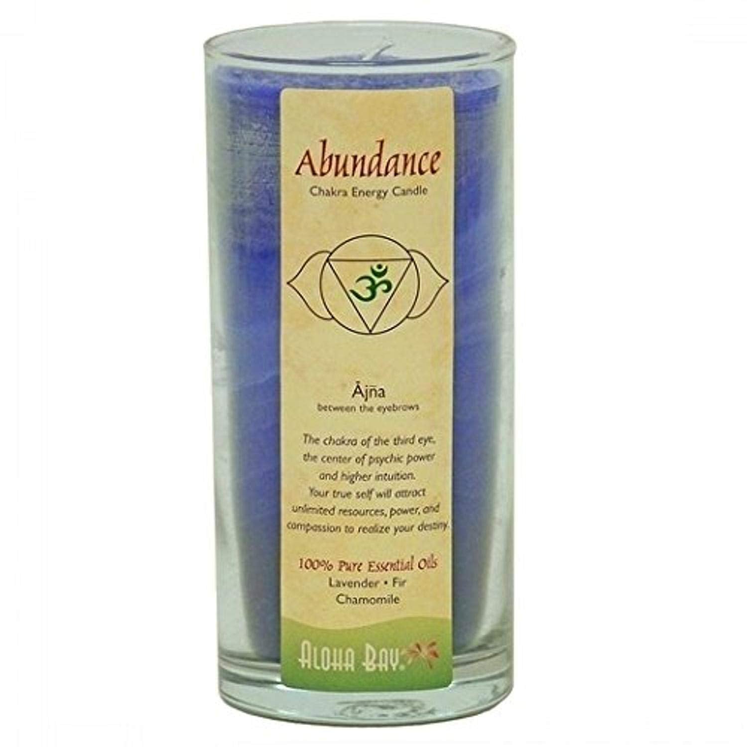 Aloha Bay Chakra Candle Jar, 11 OZ, Abundance, 11 Ounce