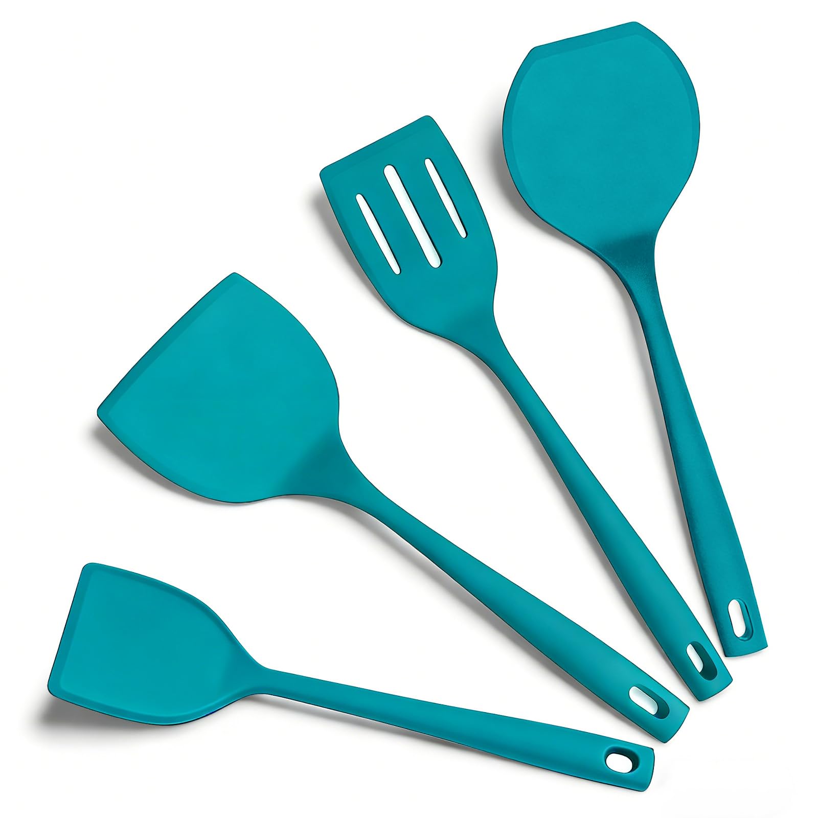 Silicone Spatula Set, 600F Heat Resistant Spatulas for Cooking, BPA Free, Large Flexible Nonstick Flippers, Great for Egg, Panca
