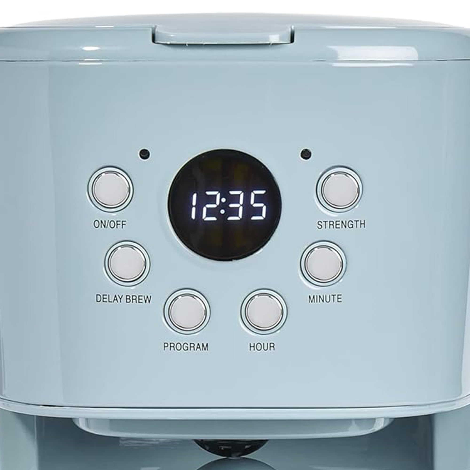 Haden Brighton Coffee Machine, 12 Cup Programmable Drip Coffee Maker With Auto Shut-Off Function And Reusable Washable Water Fil