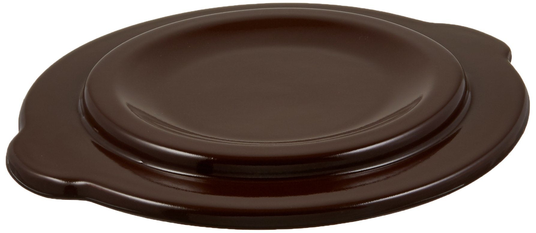 Ohio Stoneware 3 Gallon Crock Cover, Medium, Brown