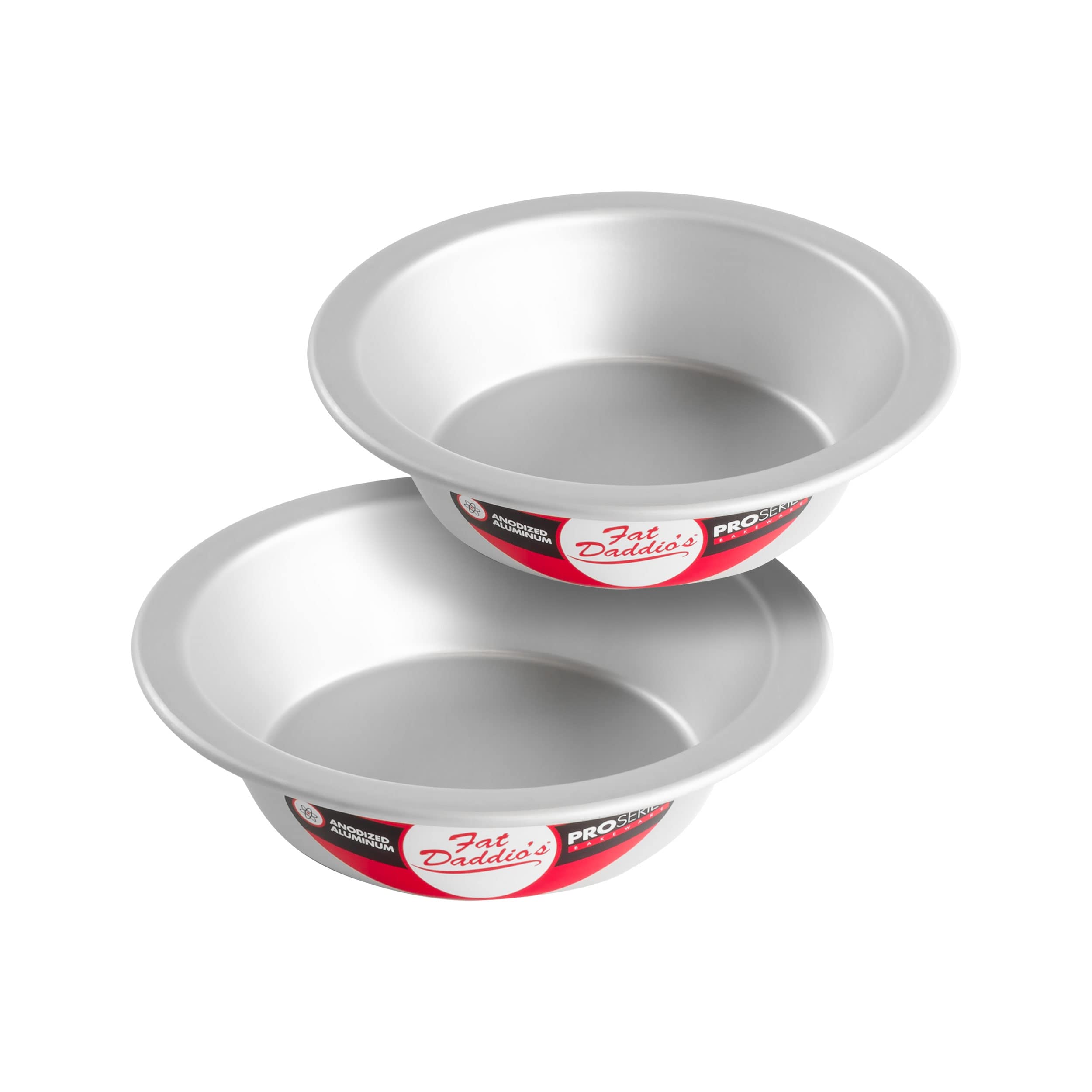 Fat Daddios PIE6SET Anodized Aluminum Pie Pan, 6 x 1.5 Inch, Set of 2