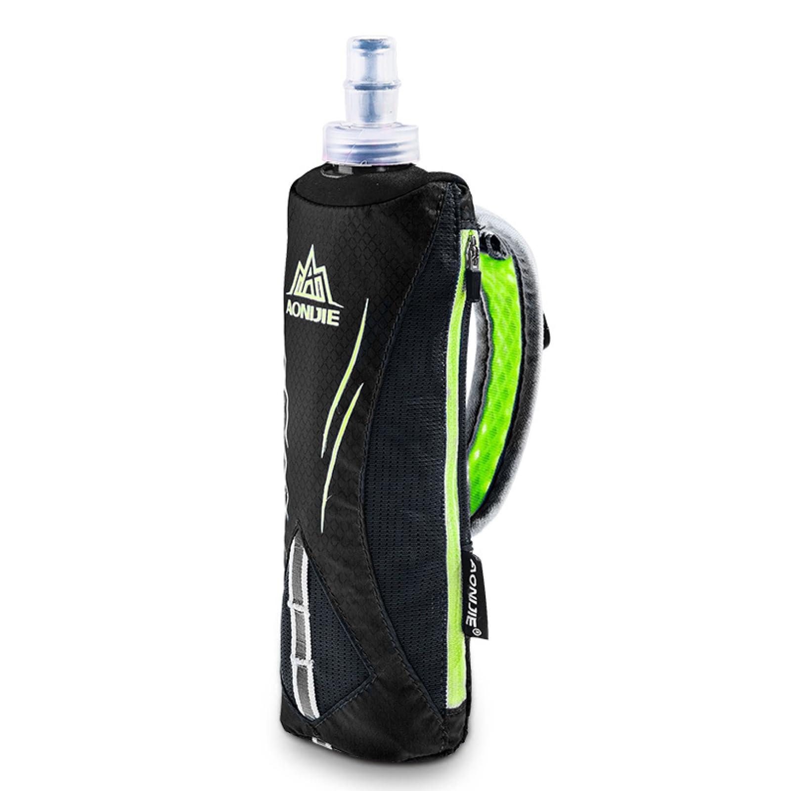 YAPJEB Soft Flask Collapsible Water Bottles, TPU Soft Water Bottle Folding Flask for Hydration Pack, BPA Free Folding Water Bott