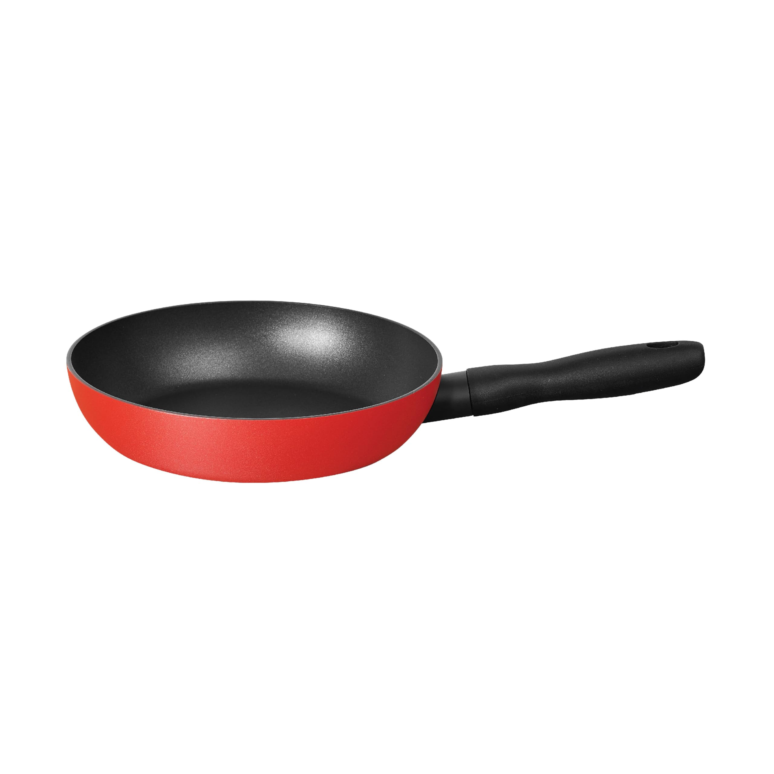 Meyer Bauhaus Aluminium Non Stick Frypan | Frying Pan | Omlette Pan | Fry Pan With Stick Handle | Egg Pan | Gas And Induction Co