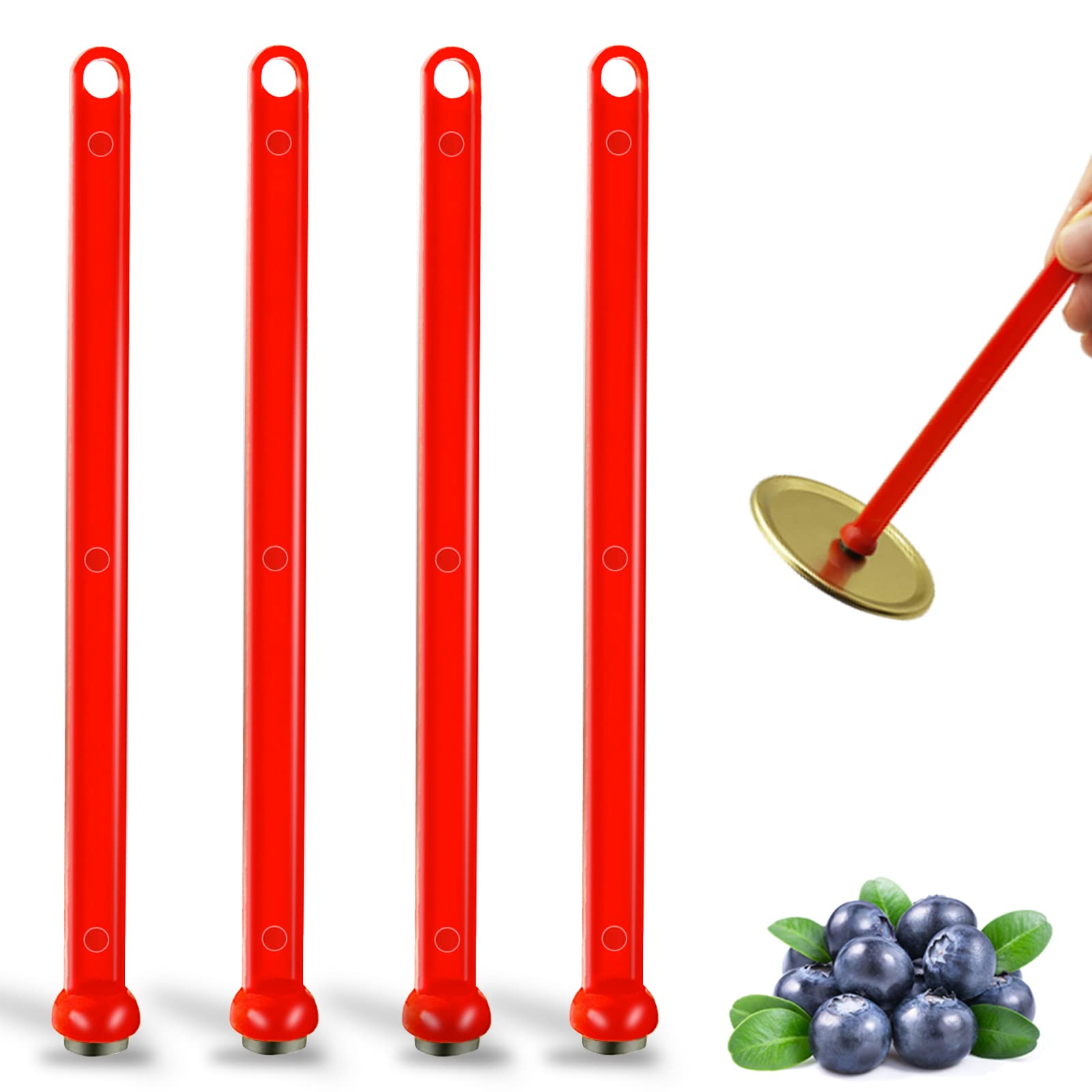 4 Pack Lid Lifter Magnetic Lid Lifter Canning Lid Lifter Canning Supplies Lid Wand Canning Lid Magnetic Lifter Canning Kit Canni