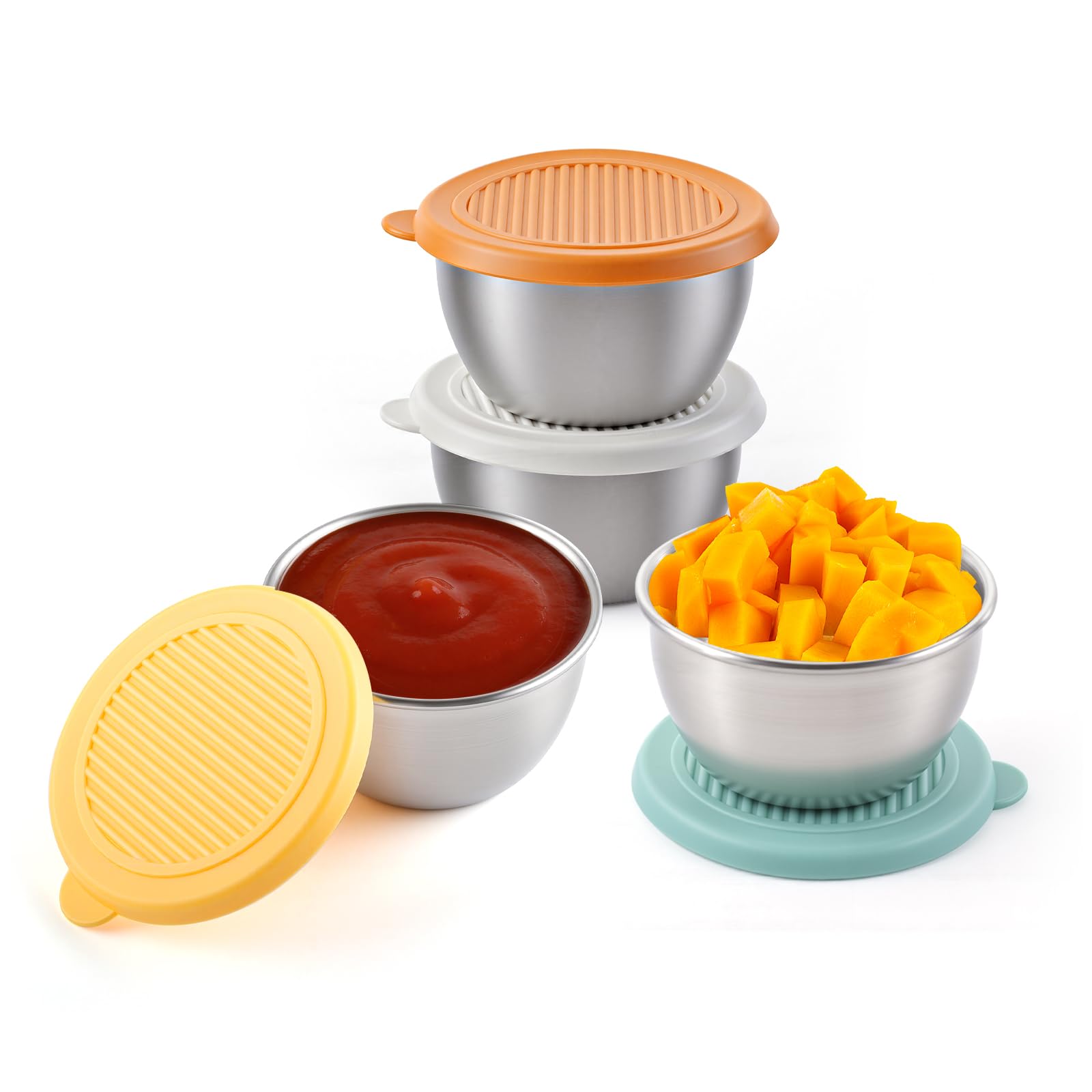 Ninsula 4Pcs Sauce Containers Set