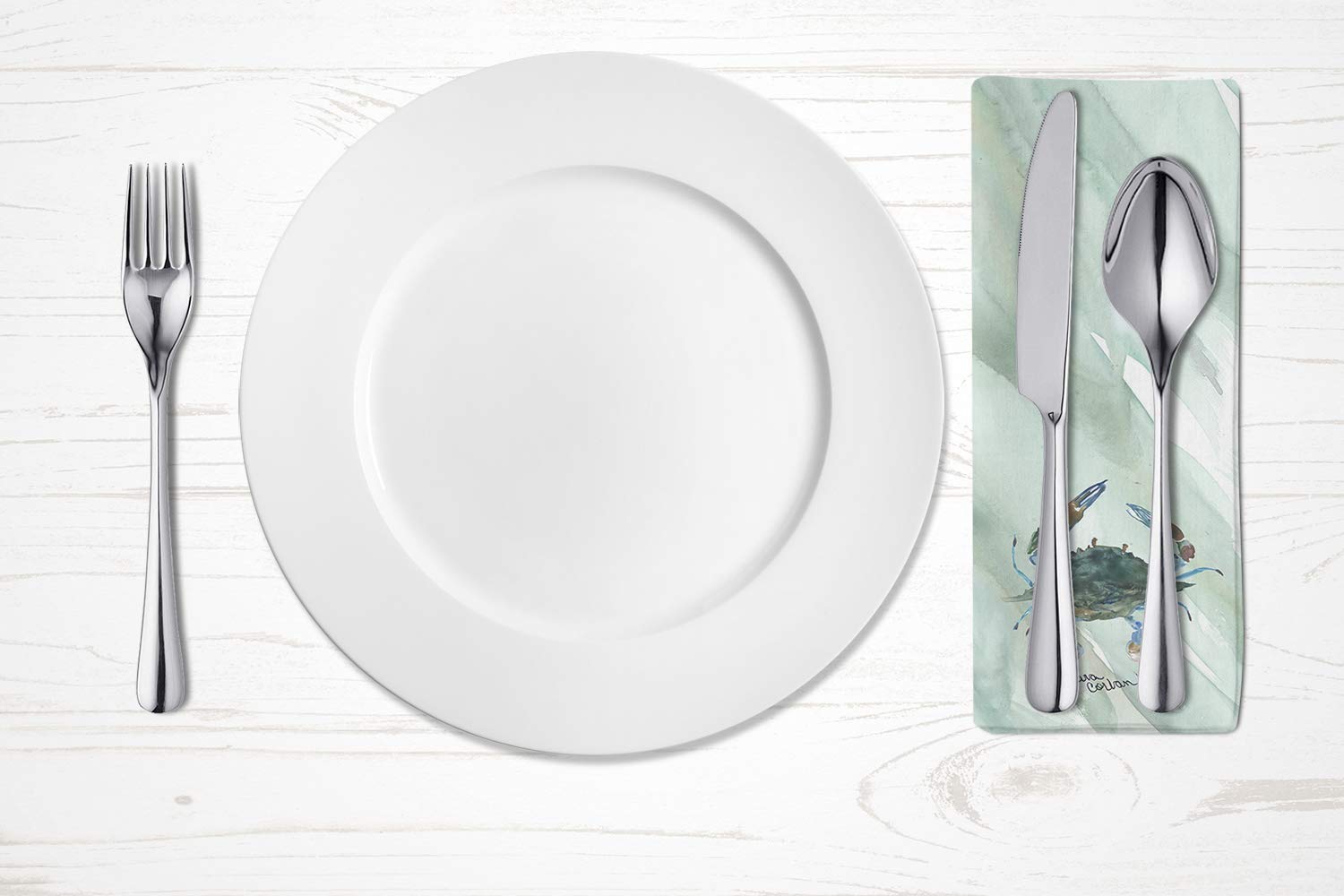 Crab #2 on Sage Green Napkin SC2060NAP
