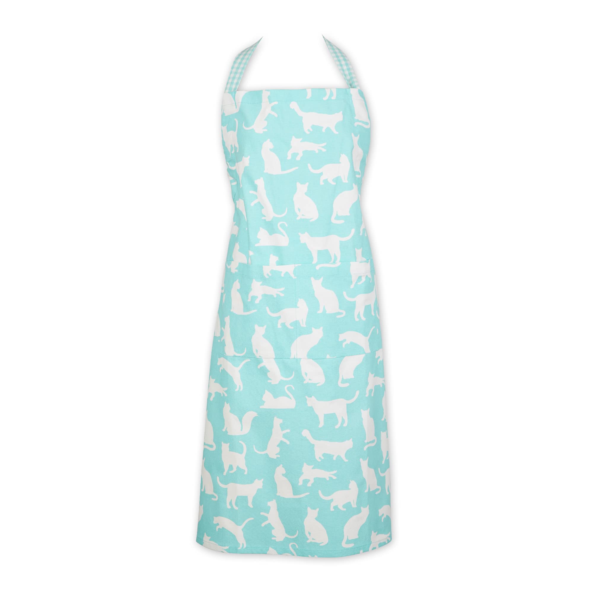 AQUA CAT PRINT CHEF APRON