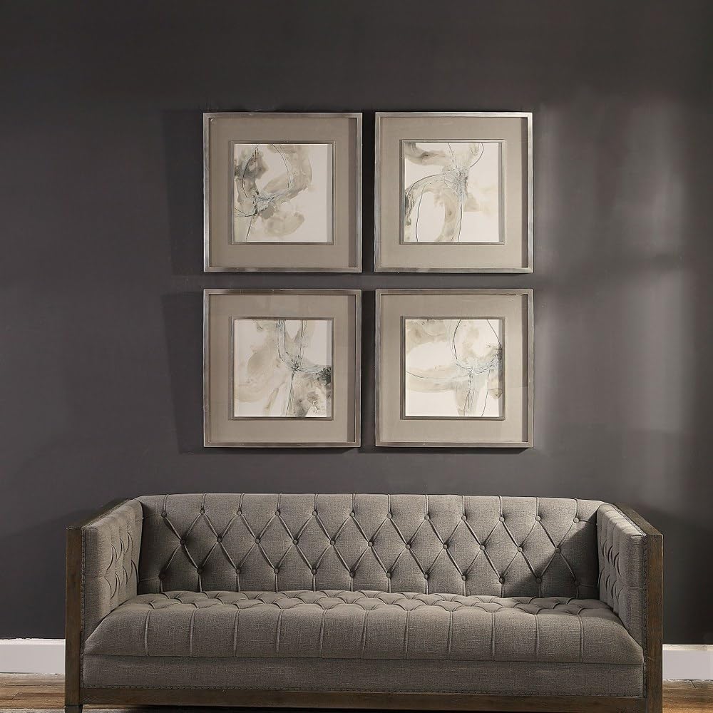 Divination 25 1/4'' Square 4-Piece Framed Wall Art Set