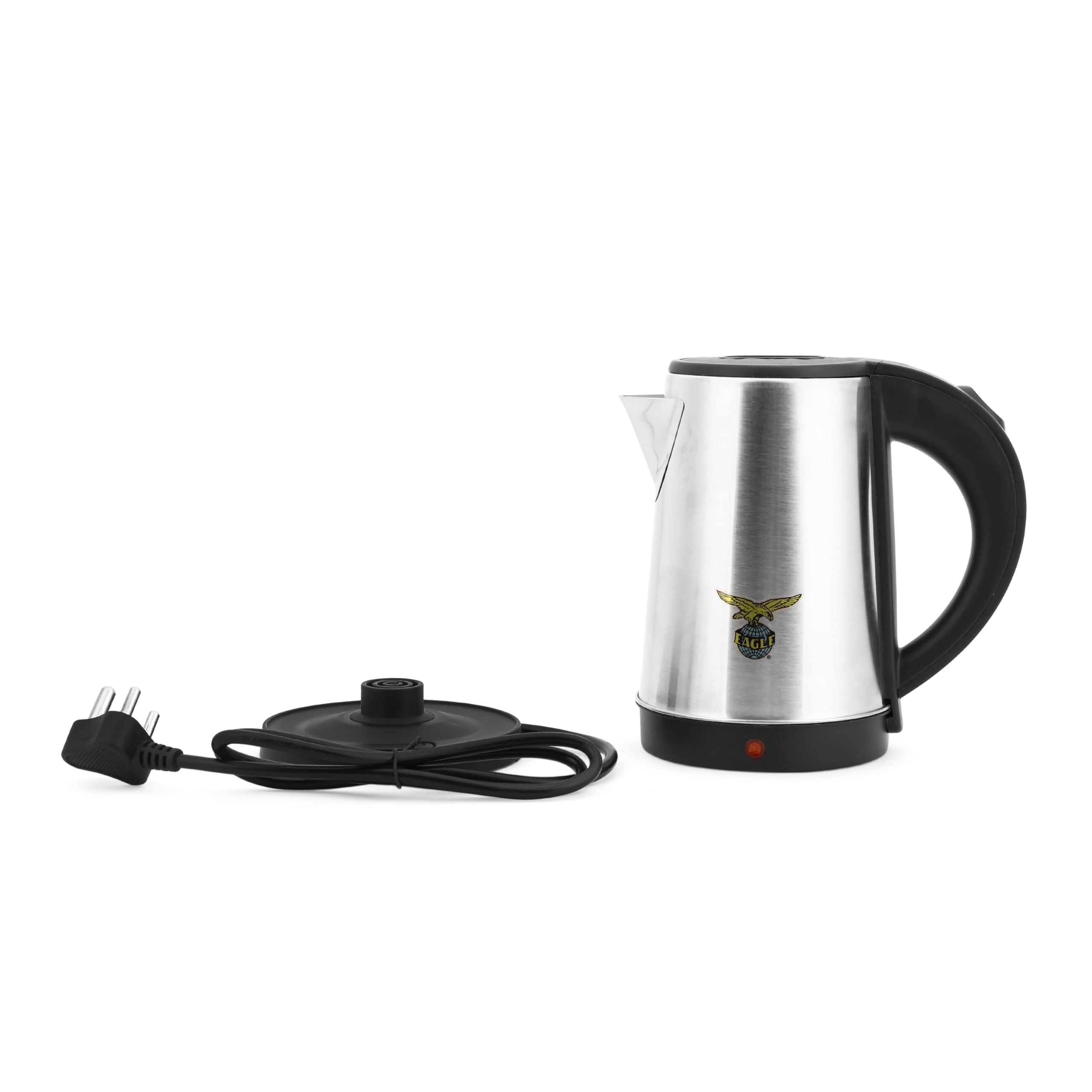 Eagle Amigo Electric Kettle With Stainless Steel Body, 0.8 Litre, Used For Boiling Water, Making Tea And Coffee, Instant Noodles