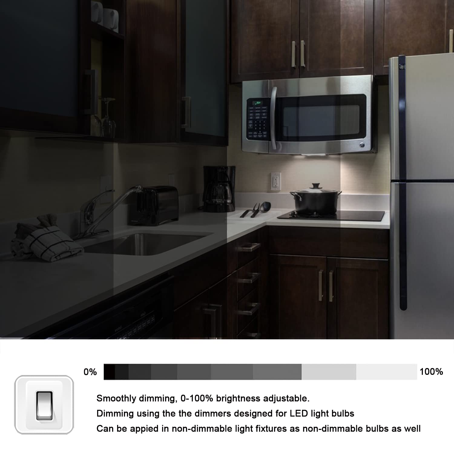 E17 Led Bulb Dimmable, 7W Microwave Oven Bulbs, 120V 60W Incandescent Equivalent, Natural White 4000K, Fit For Whirlpool Maytag