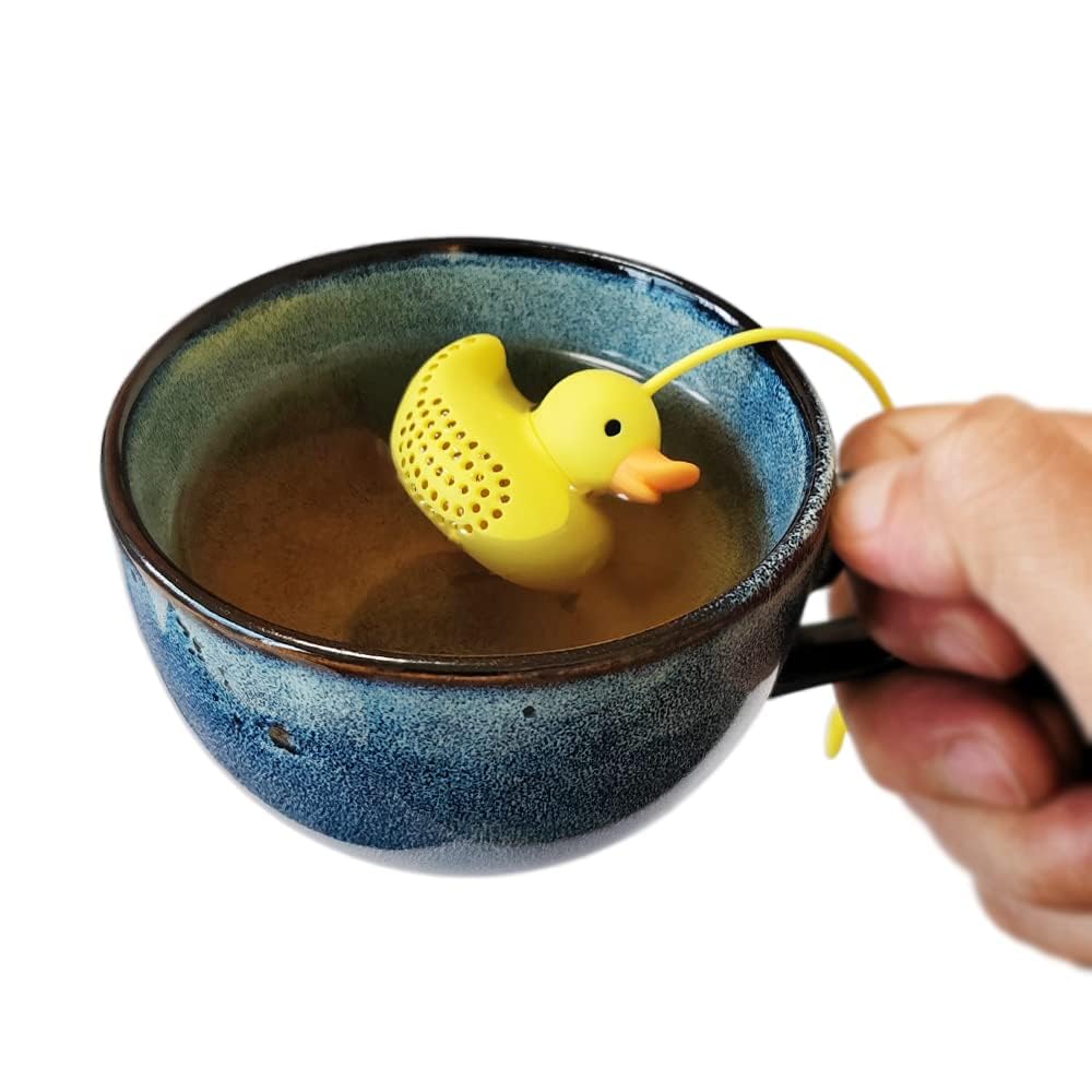Tea Infusers For Loose Tea Cute Silicone Duckling Tea Infuser, Reusable Tea Infuser Is A Cute Companion For Your Afternoon Tea T