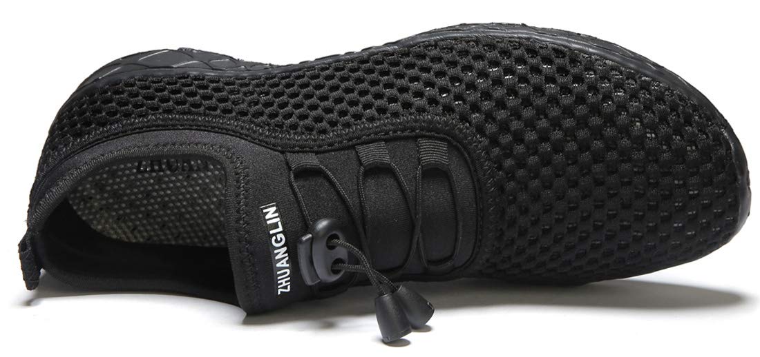 Zhuanglin Womens Quick Drying Aqua Water Shoes,Black,9 B(M) Us