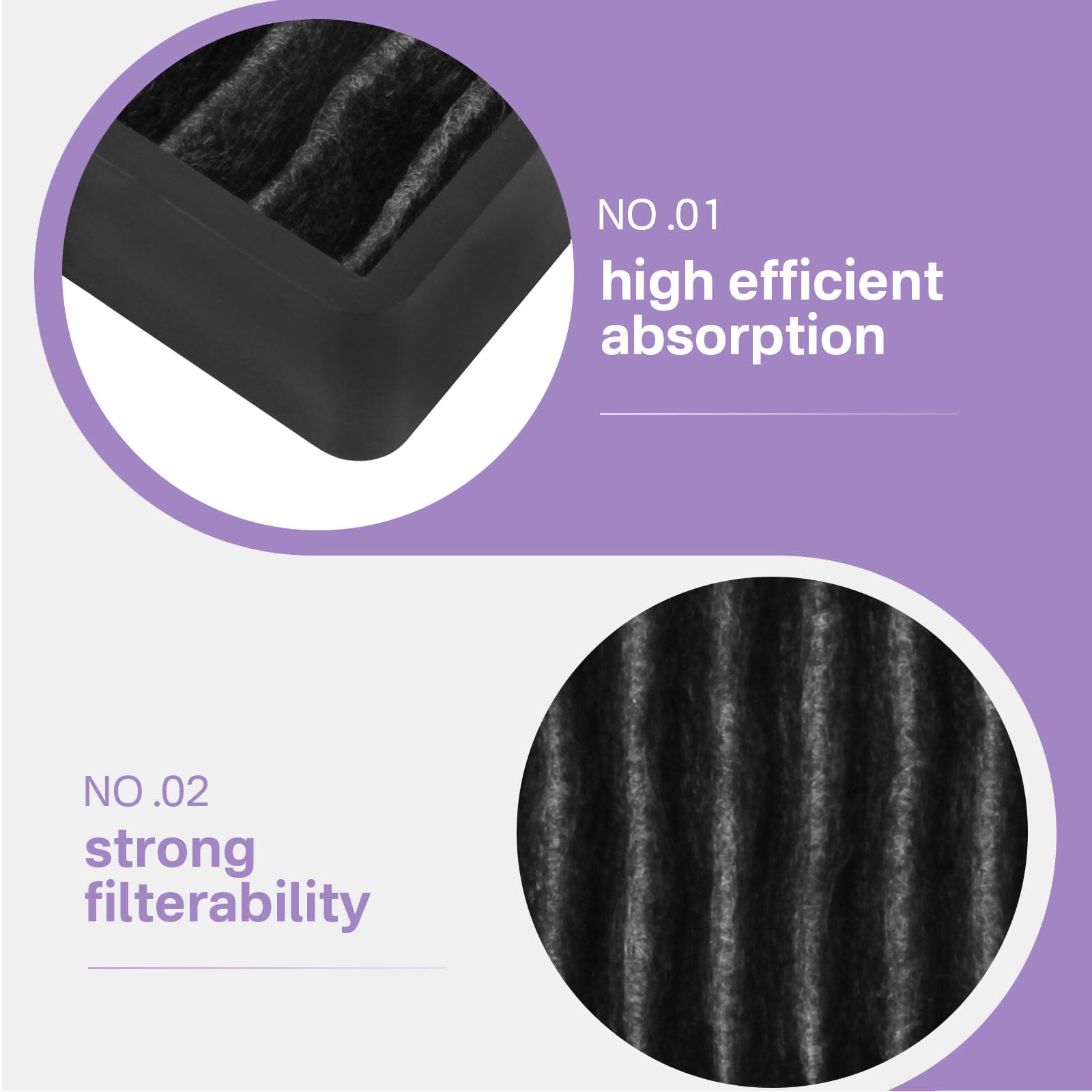 5230W1A003A Microwave Charcoal Filter Replacement Compatible With Kenmore 721.64669300, 721.80884400, 721.86013010, 721.88513900