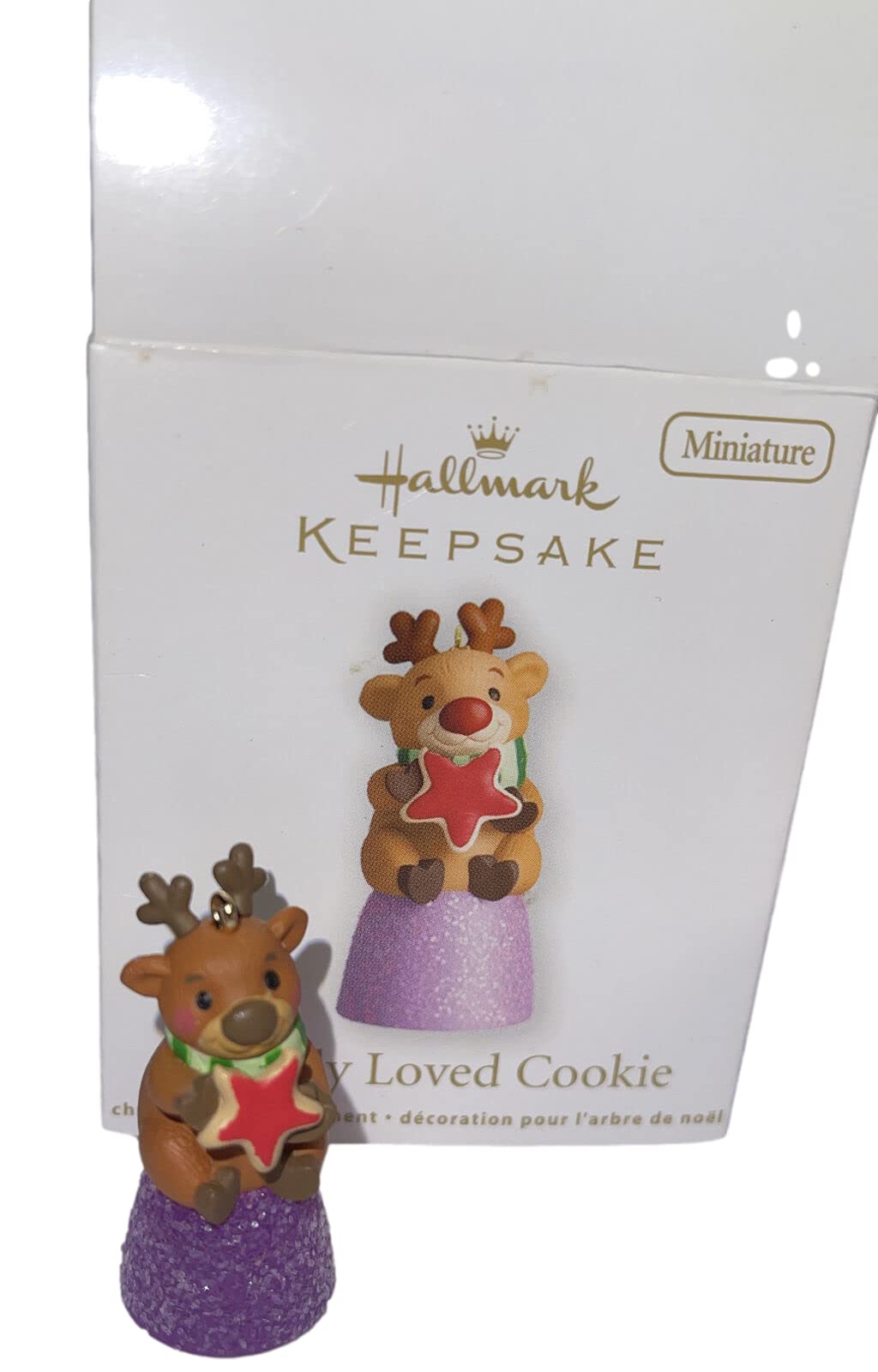Hallmark 2012 Deer-ly Loved Cookie Miniature Ornament