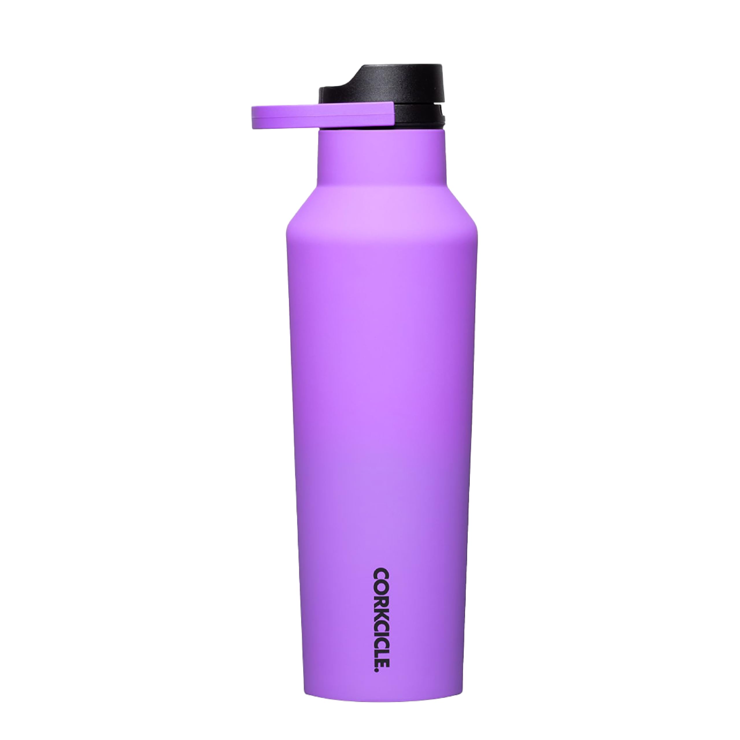 Corkcicle Sport Canteen Insulated Tumbler, Varsity Purple, 20 oz - Reusable Water Bottle Keeps Beverages Cold for 25 Hours & Hot