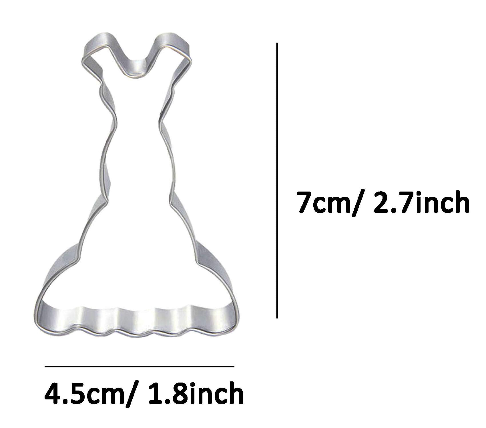 Zdywy Fishtail Skirt Dress Shaped Cookie Cutter