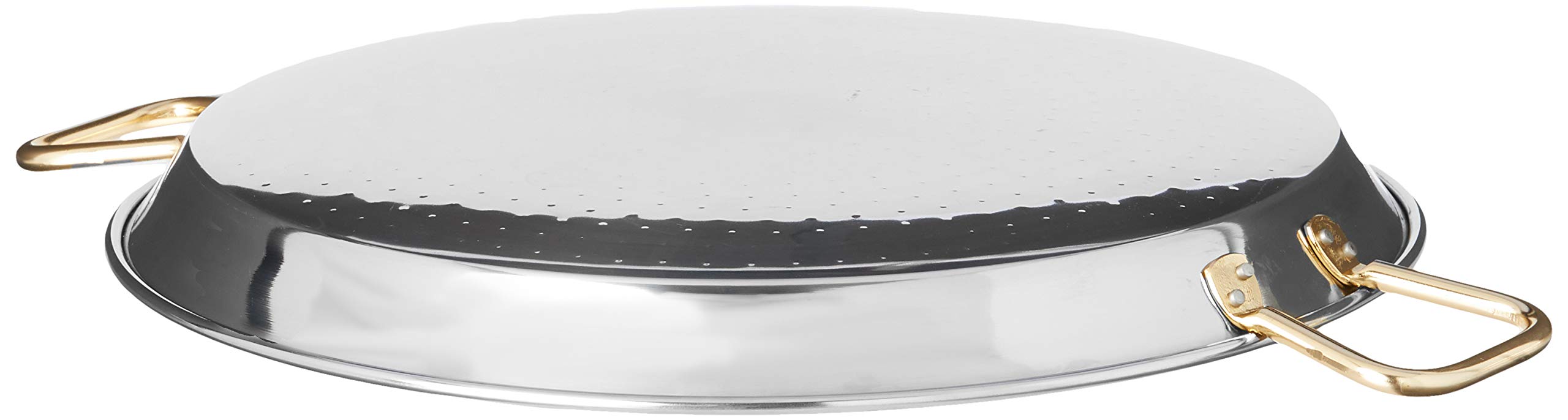 Garcima 22-Inch Stainless Steel Paella Pan, 55Cm