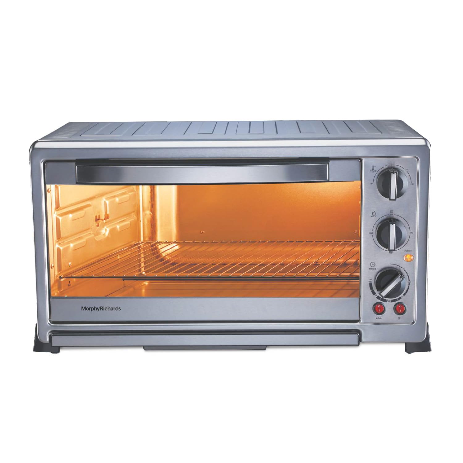 Morphy Richards Motorised Rotisserie Stay On Function, Mirror Finish Door Stainless Steel Body Oven Toaster Griller Rcss - 60 Li