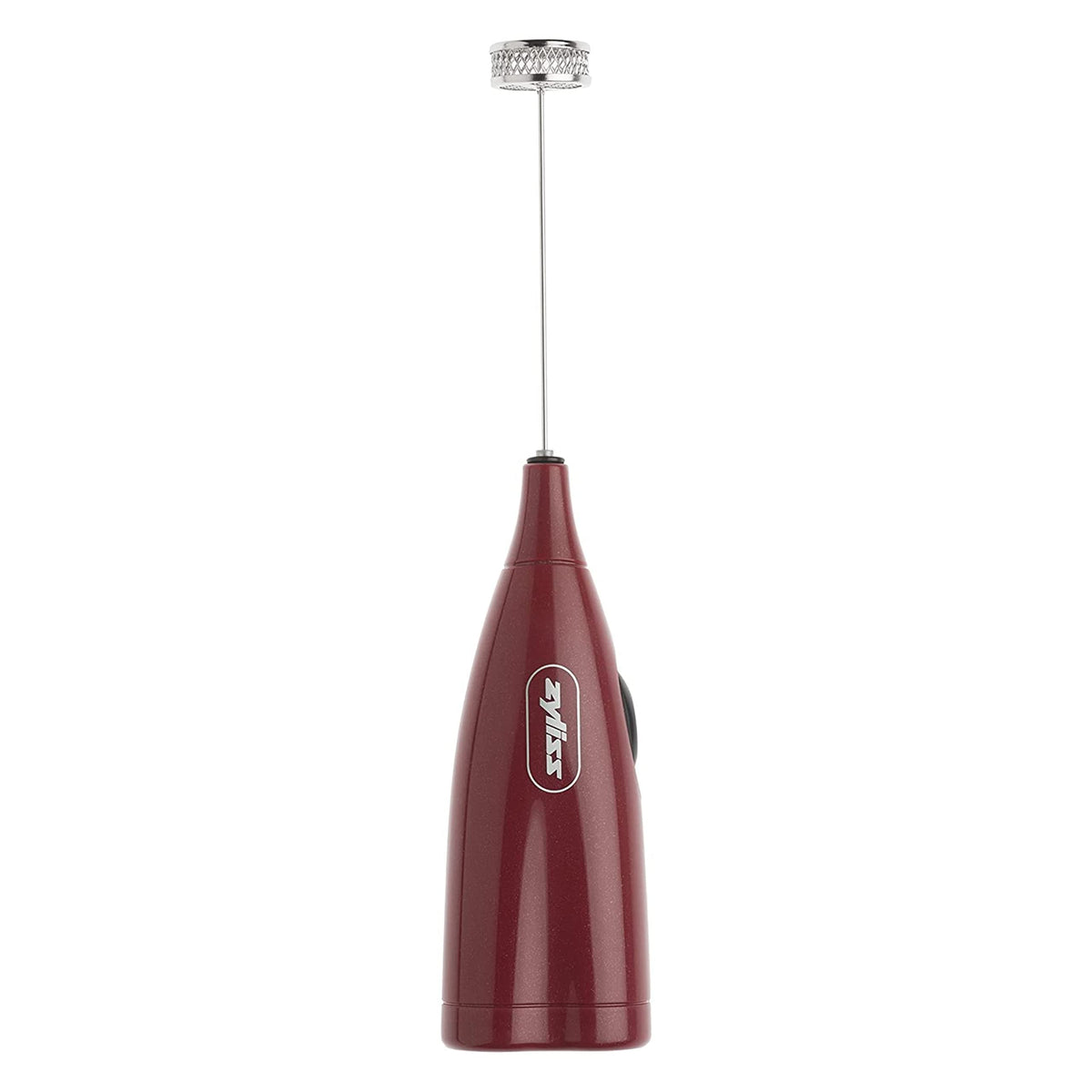 Zyliss Handheld Electric Milk Frother - Battery-Powered Frother For Coffee - Create Hot Or Cold Foam In Cappuccinos, Lattes, Or