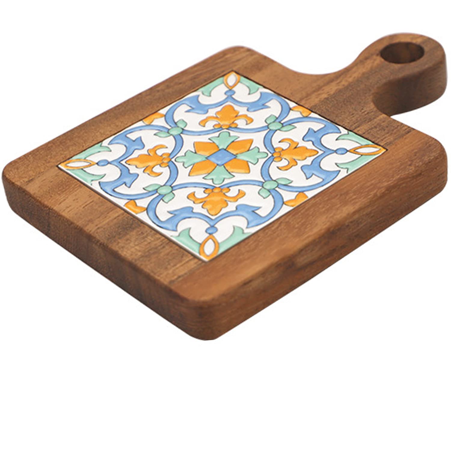 Natural Wood Tiles Pot Mat,Anti-Scalding Plate Mat Drink Coasters For Hot Tea Pots And Pans Pad Holders,Kitchen Counter Accessor