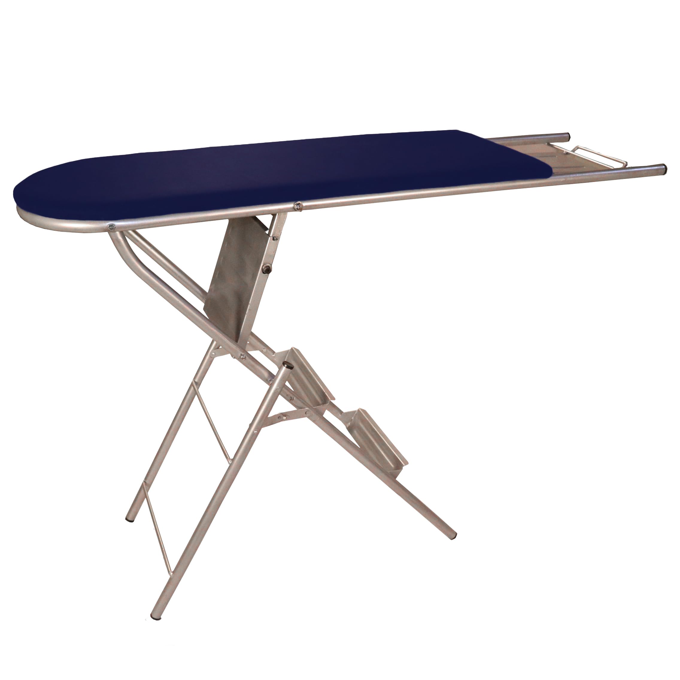 Spacecrafts 2 In 1 Foldable Ironing Board With Step Ladder | Strong And Durable| Ladder Cum Ironing Board | Easy To Fold (Blue C