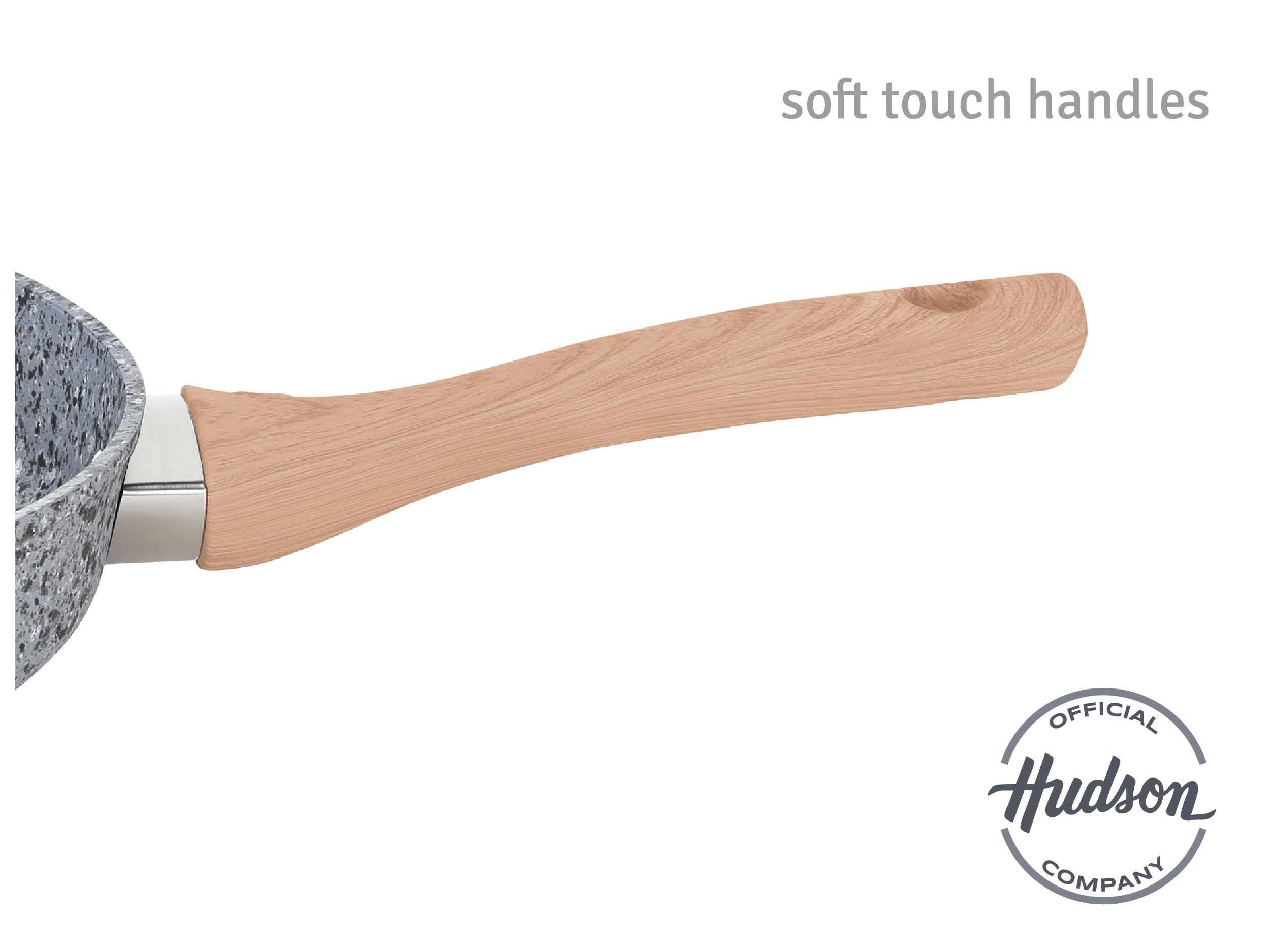 Hudson Forged Nonstick Grey Frying Pan 2.6Qt Cookware, Pots And Pans, Dishwasher Safe, 7.9-Inches