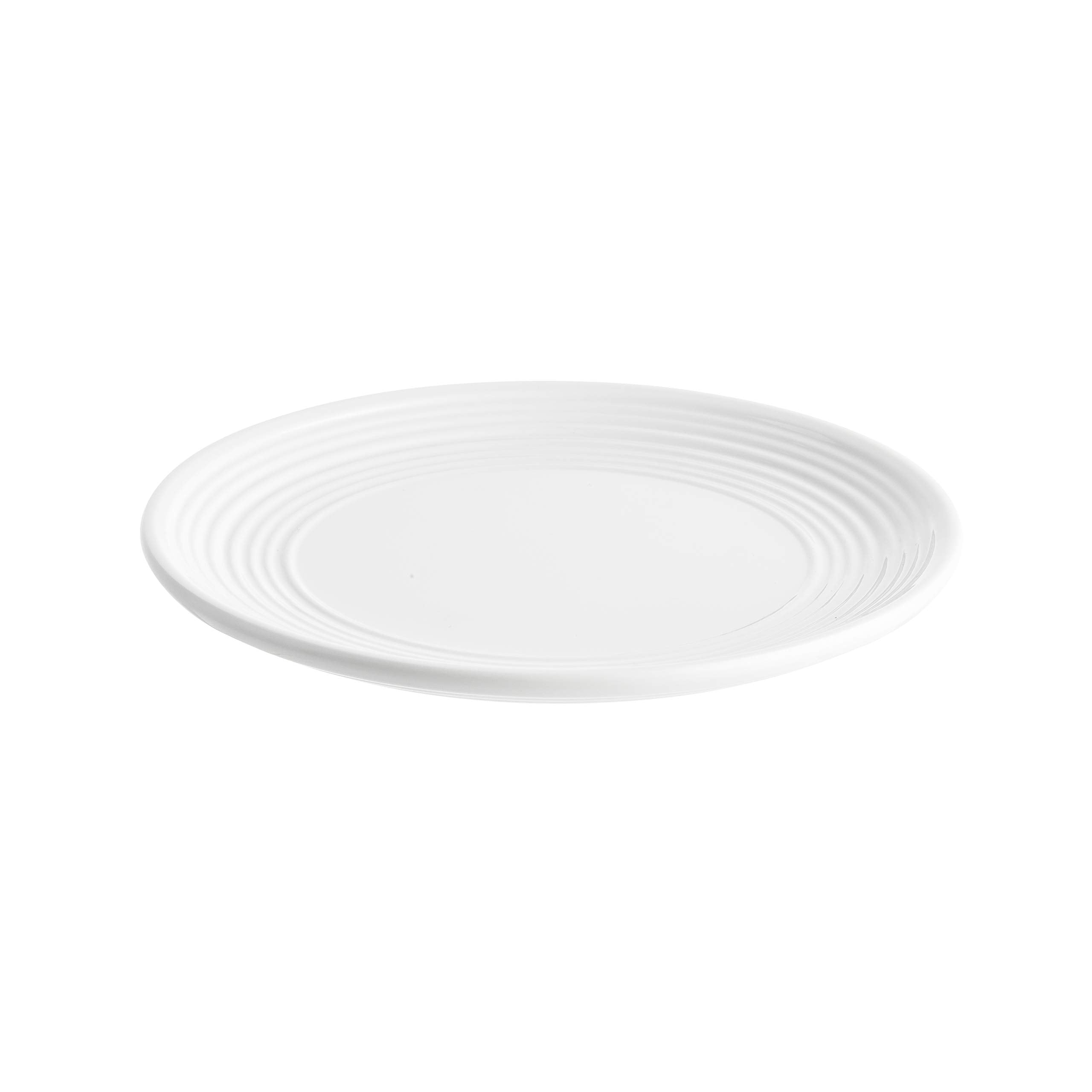 Tablecraft 10515 Pulito Collection Side Plate, 6'' Dia., Round, Melamine, White