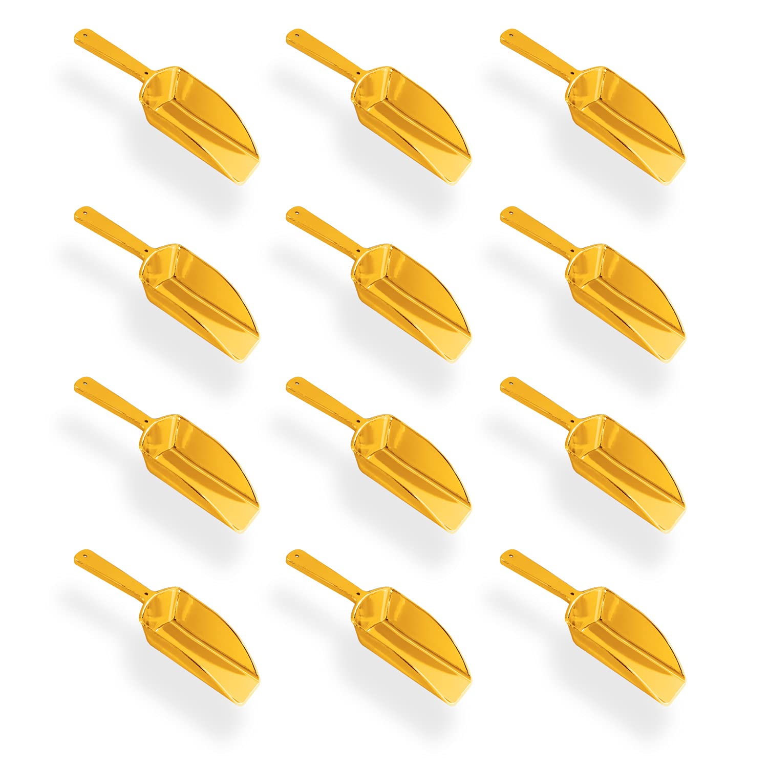 Super Z Outlet 5.5 Mini Acrylic Plastic Kitchen Scoops for Weddings, Candy Dessert Buffet, Ice Cream, Protein Powders, Coffee, T