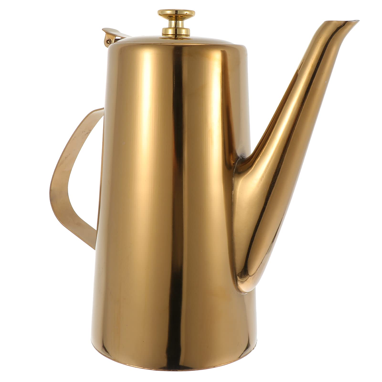 Hemoton Stainless Steel Olive Oil Dispenser Olive Storage Container Oil Vinegar Soy Sauce Can Cold Water Kettle 2. 0