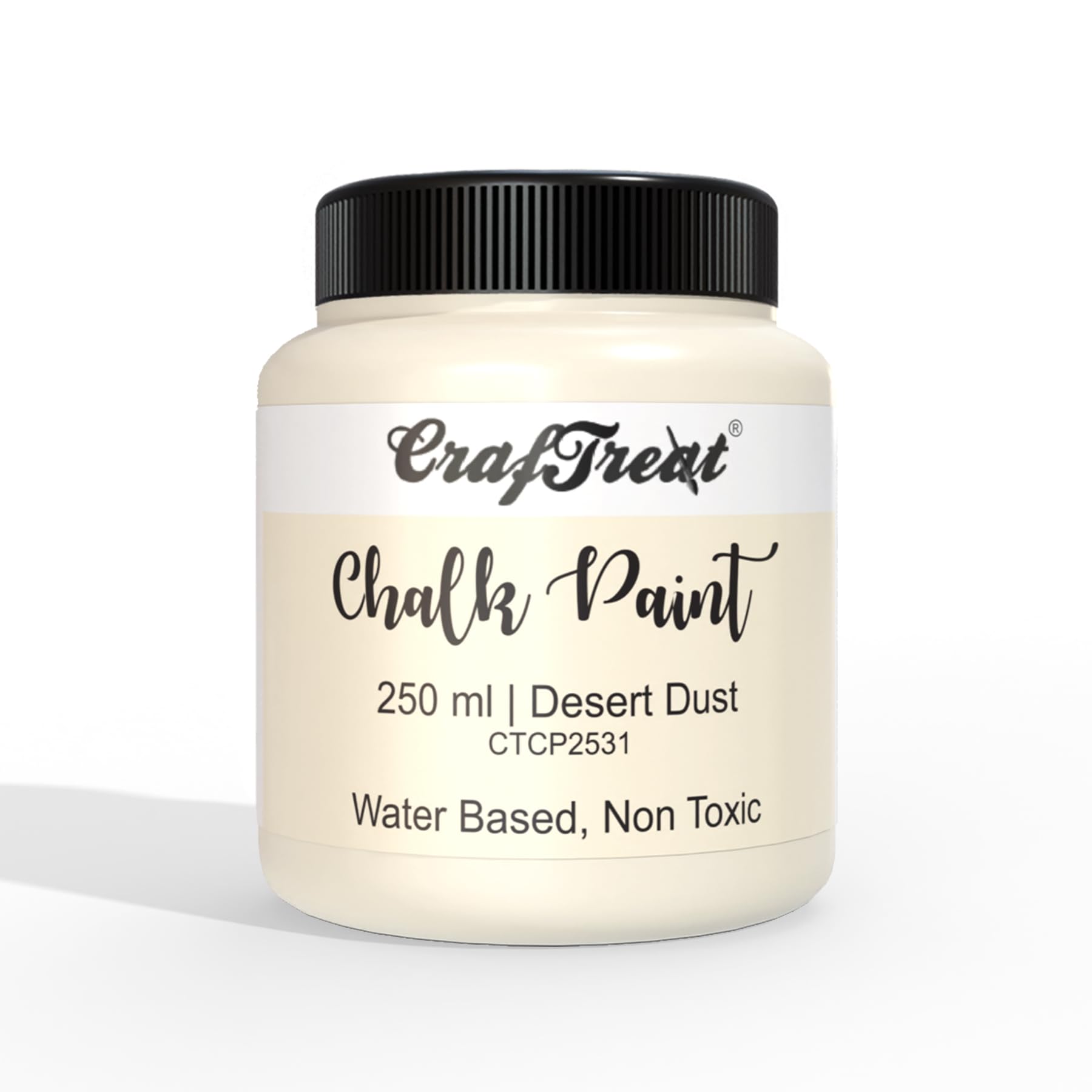 Craftreat Desert Dust - Chalk Paint For Wood Furniture, Wall, Home Decor, Glass, Diy Craft - Matte Acrylic Multi Surface Paint -