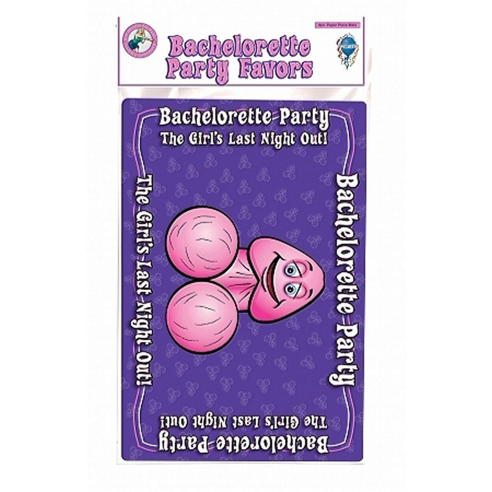 Bachelorette Party Favors Place Mats, Multicolor