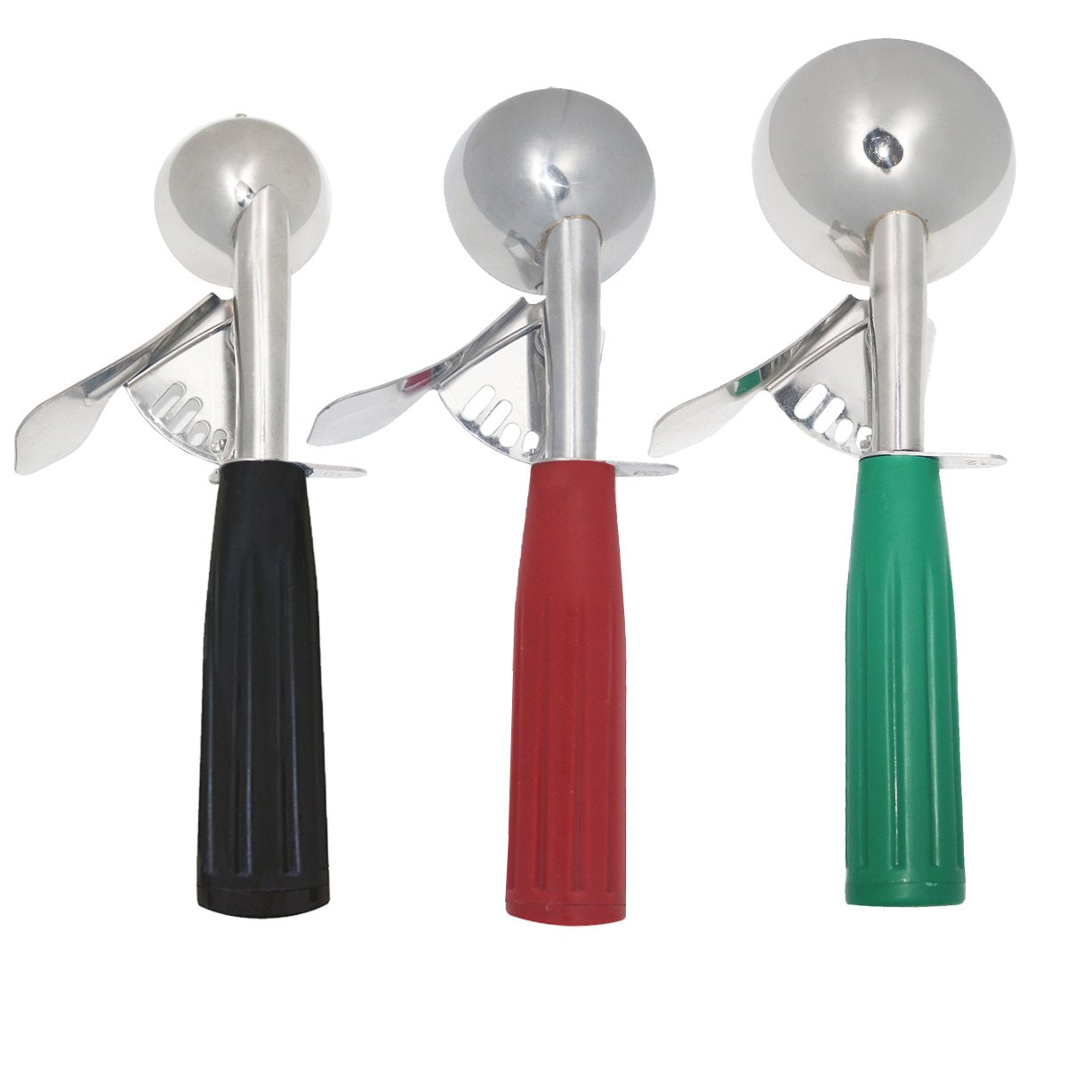 Saebye Cookie Scoop Set - 18/8 Stainless Steel Ice Cream Scoops, Set of 3 Sizes - Large, Medium, Small