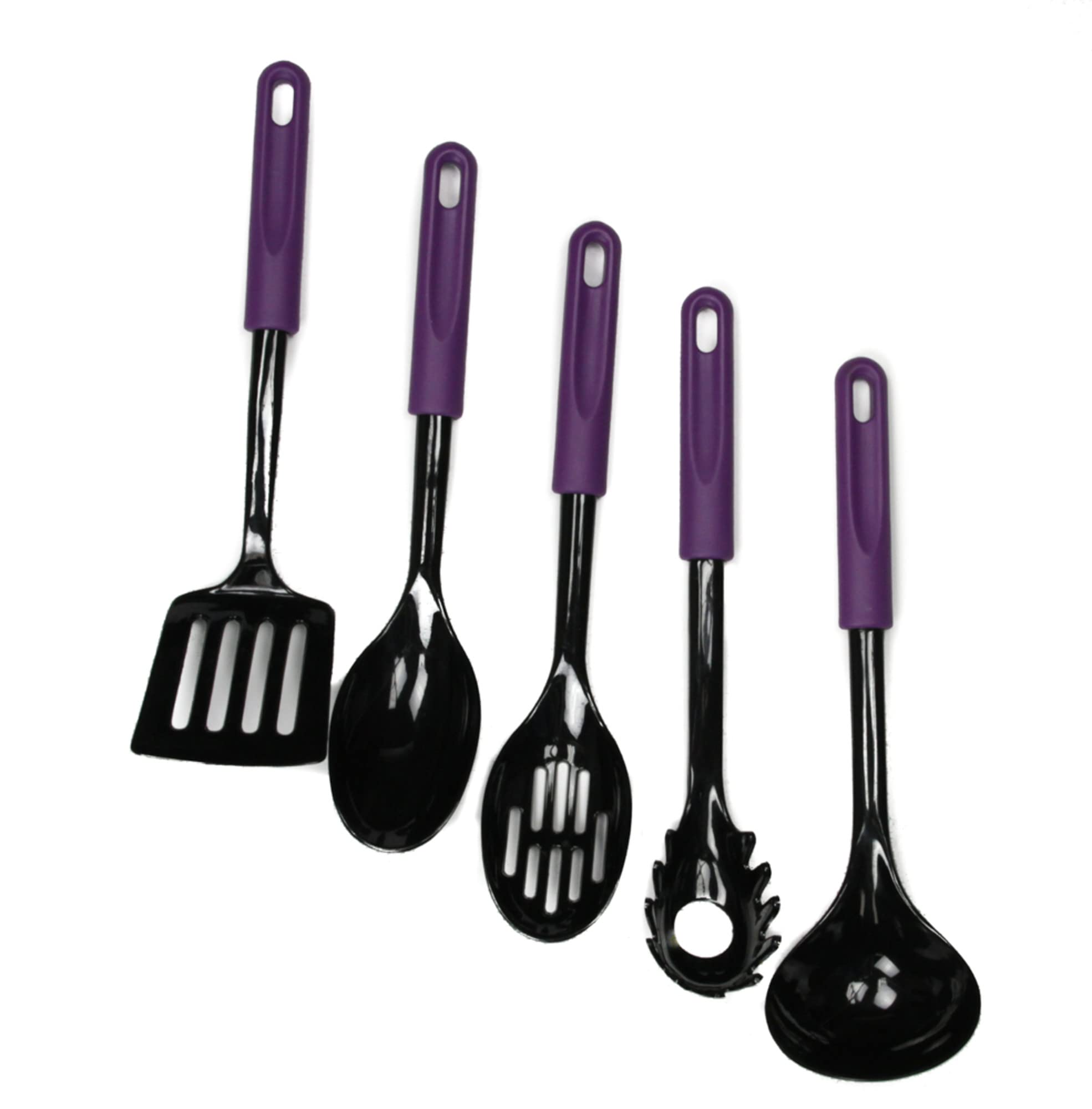 Chef Craft Basic Nylon Basting Spoon, 11.5 Inch, Purple