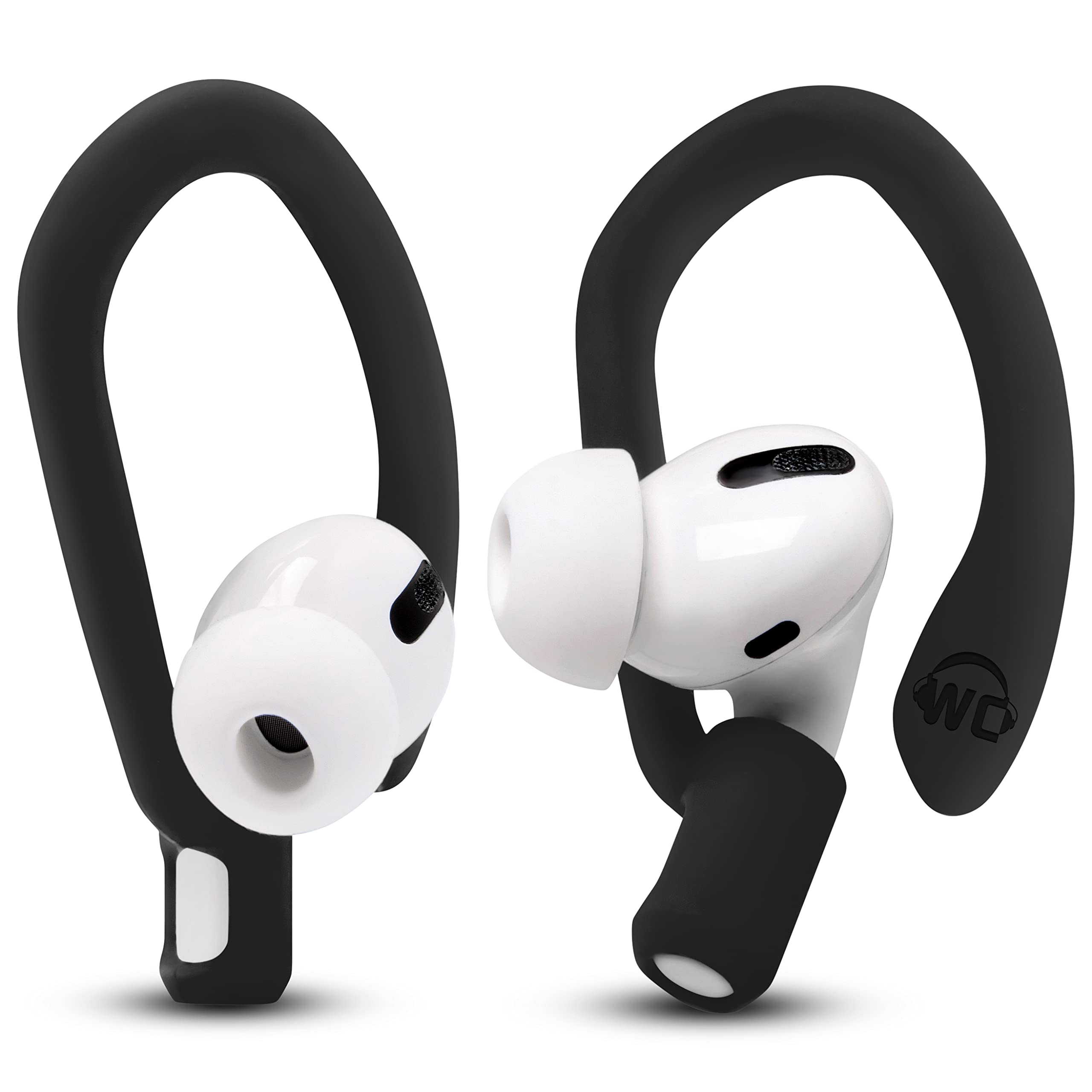 Wc Hookz - Upgraded Over Ear Hooks For Airpods Pro  Airpods 1, 2  3-2 Size Pairs Included In Package, Unique Left  Right Hook, D