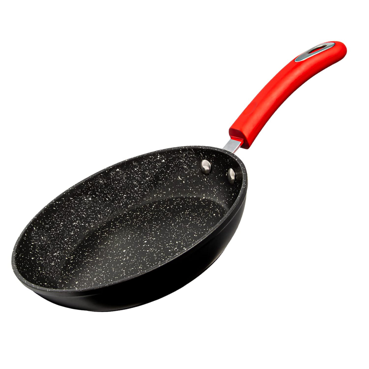 Millvado Nonstick Frying Pan, 8'' Small Skillet With Healthier Granite Non Stick Coating, Omelet Egg Pan, Cooking Pan, Silicone