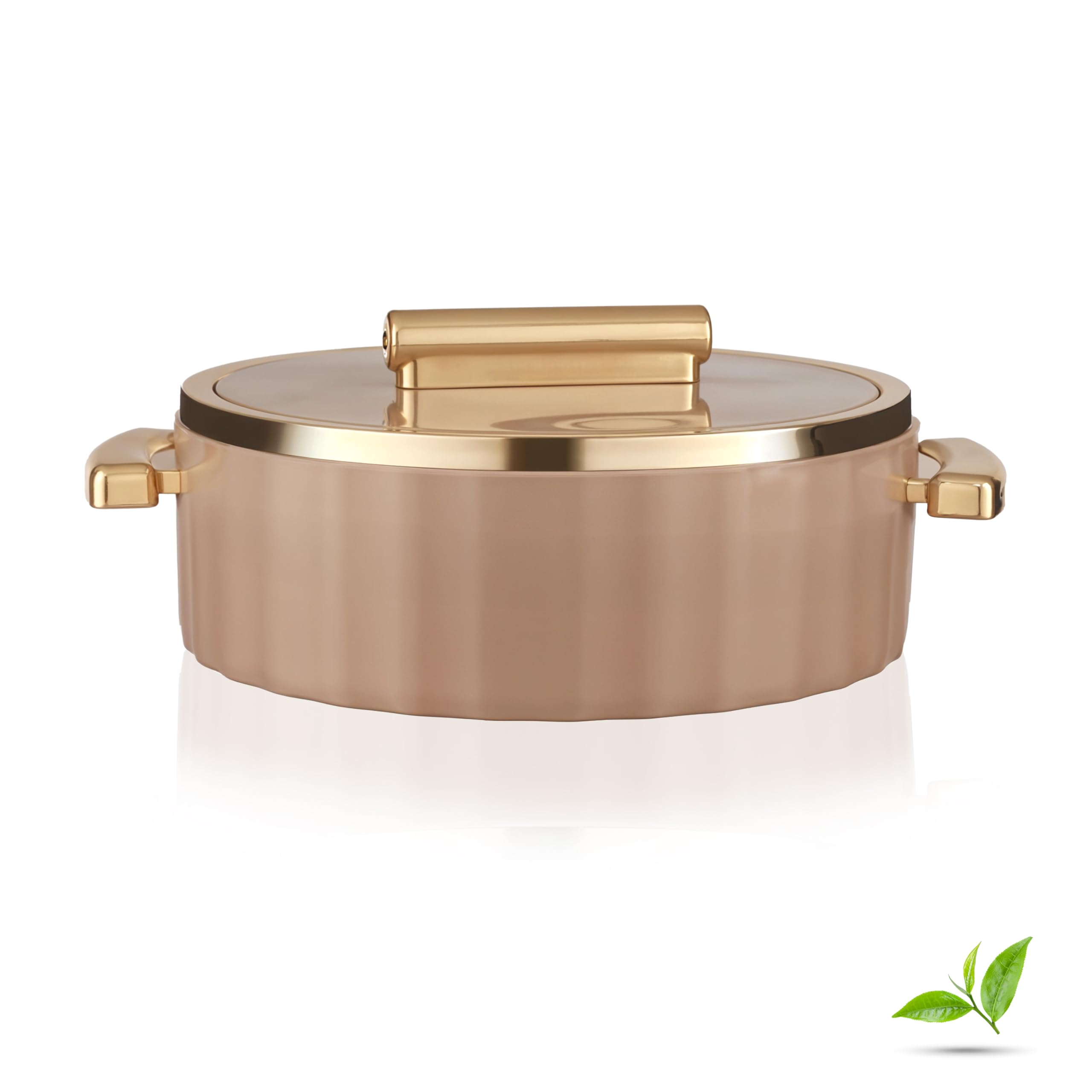 Trueware Sterling Inner Steel Casserole 2000 Ml | Pu Insulated Matte Polished | Bpa Free | Odour Proof | Food Grade| Ideal For C