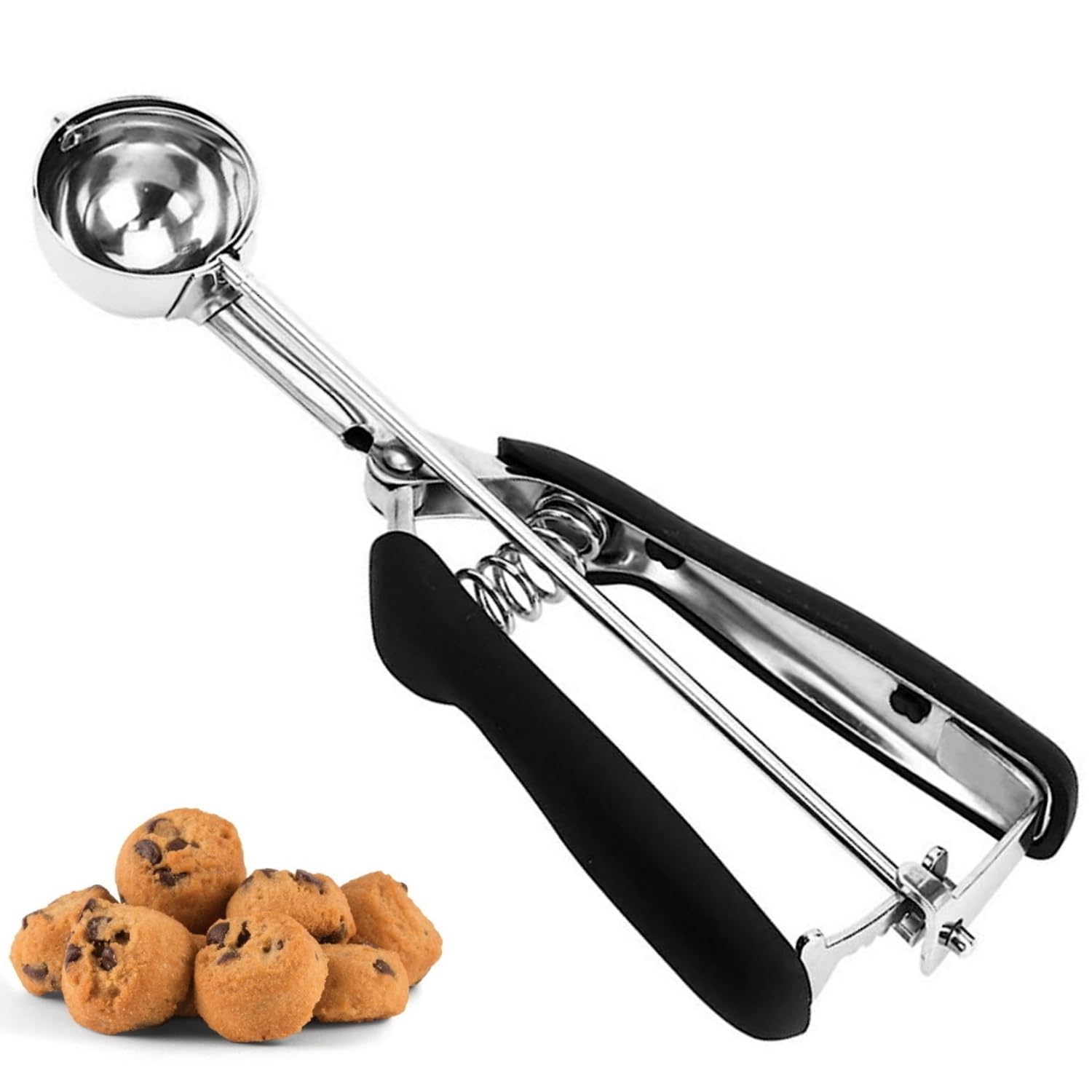 Cookie Scoop, Ice Cream Scoop, 1Tbsp/15 ml/0.5oz Cookie Scoops for Baking, 18/8 Stainless Steel Cookie Scooper for Baking, Ice C