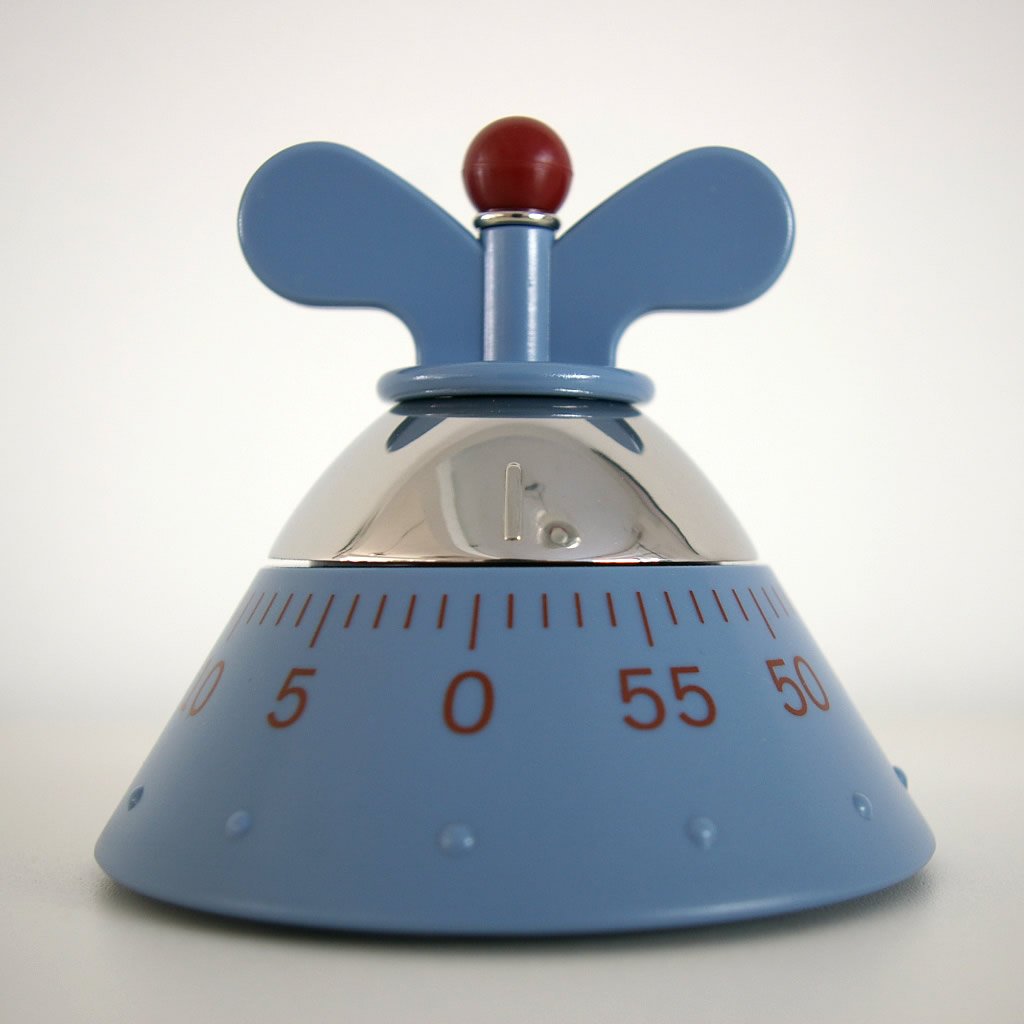 A Di Alessi Michael Graves Kitchen Timer, Blue