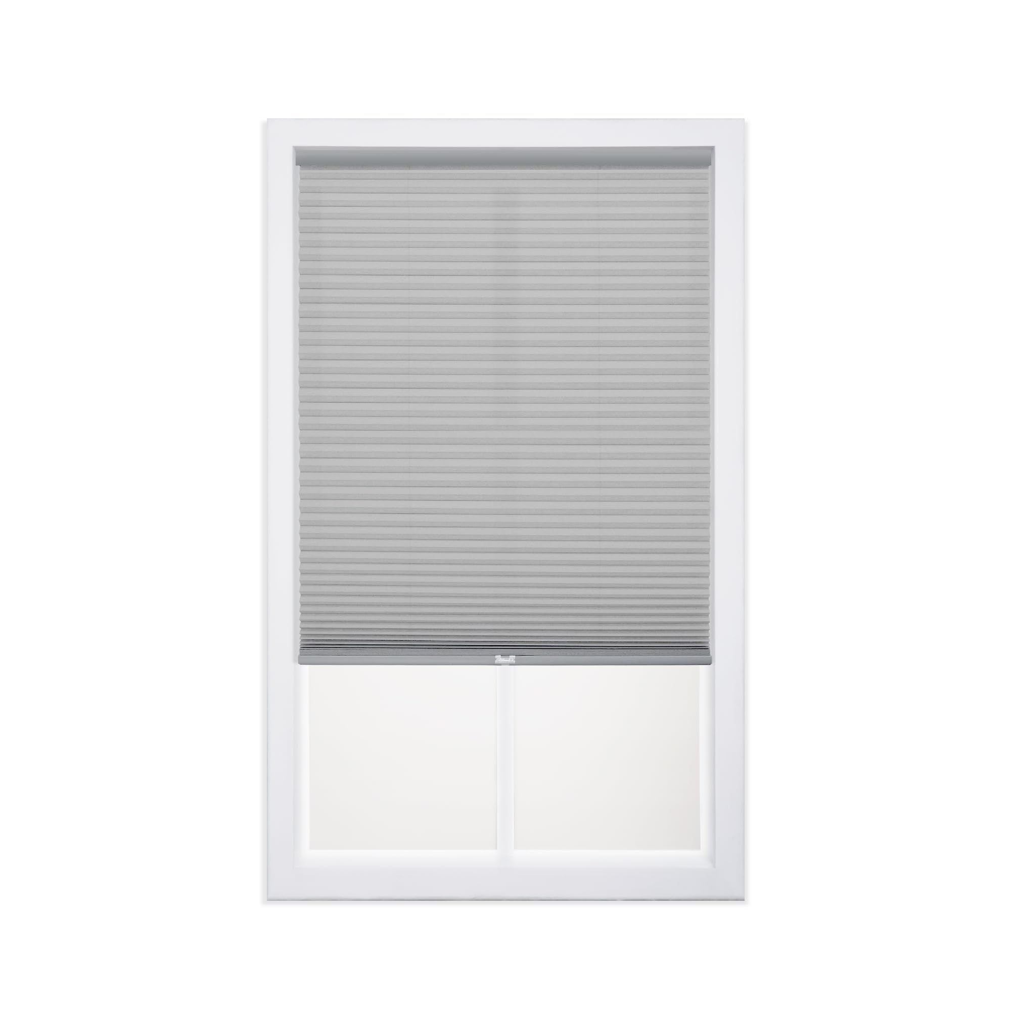DEZ FURNISHINGS Cordless 1 Light Filtering Cellular Shade, 53.5W x 48H, Gray Cloud