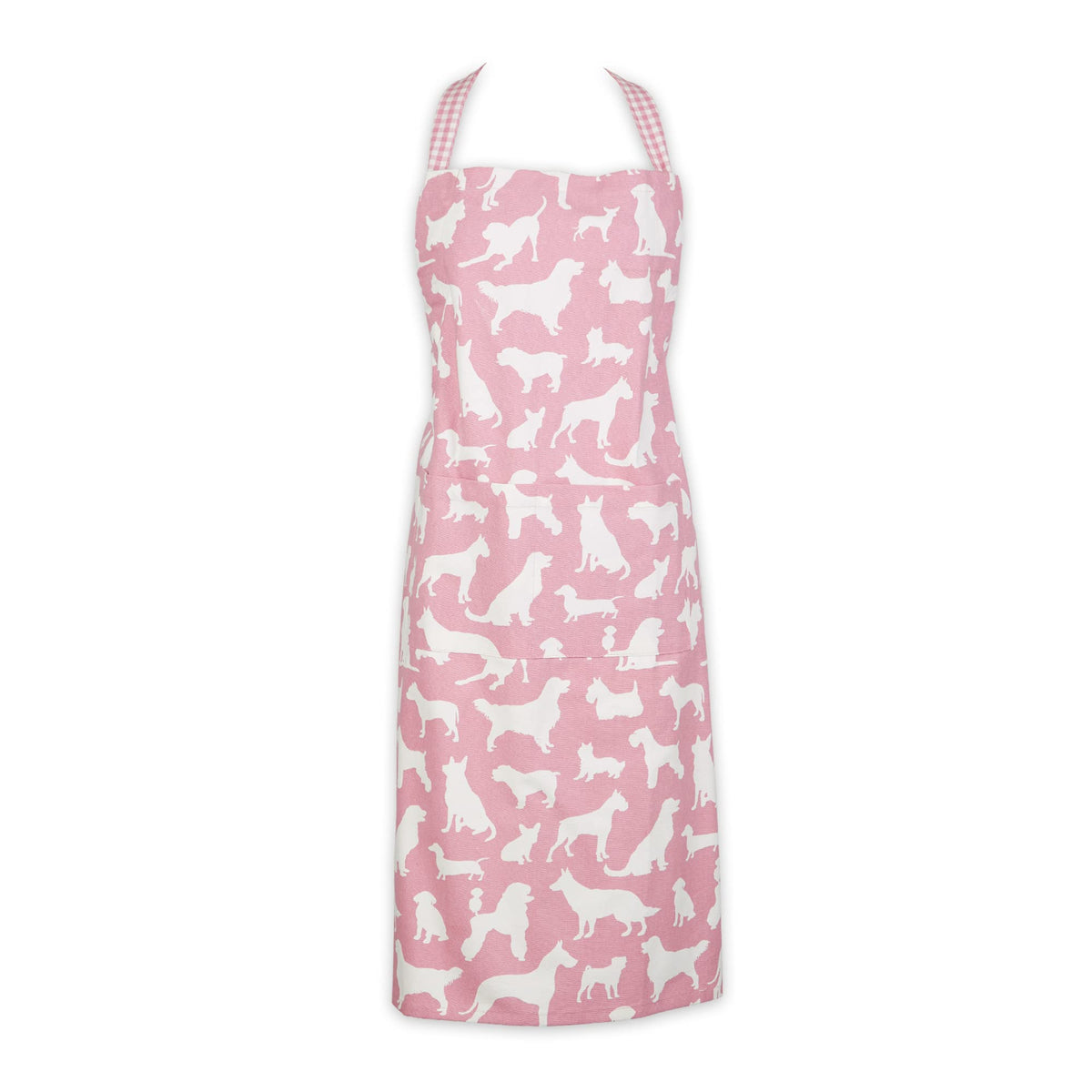 Dii Everyday Pets Kitchen Collection Chef Apron, Large Pockets & Adjustable, 35X28, Rose Dog Print