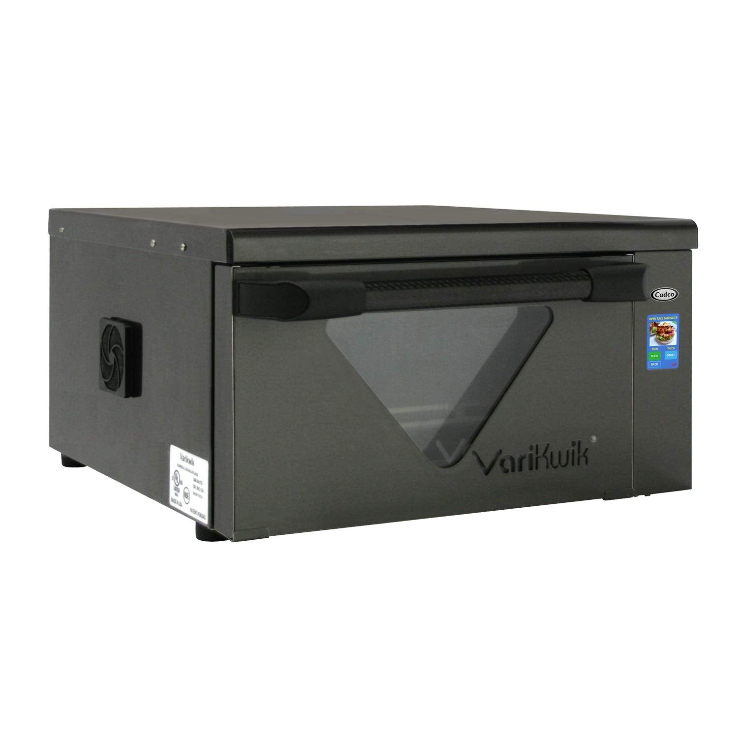 Cadco VKII-220 VariKwik High Speed Large Countertop Convection Oven, Stainless Steel, 220v/1ph, NSF, For Commercial Use, 73 lbs.