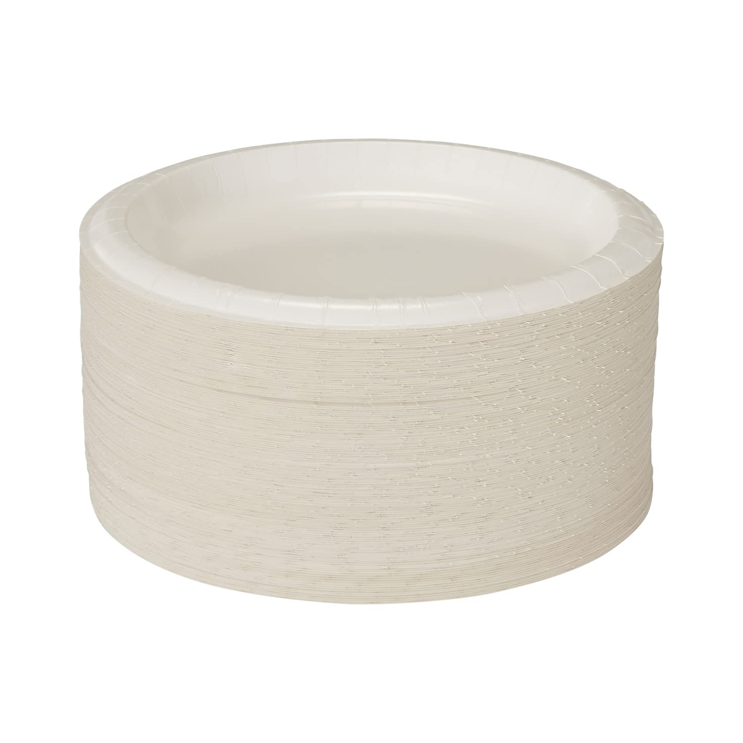Dixie Dbp09W Paper Plates, 8-1/2-Inch, 125/Pk, White