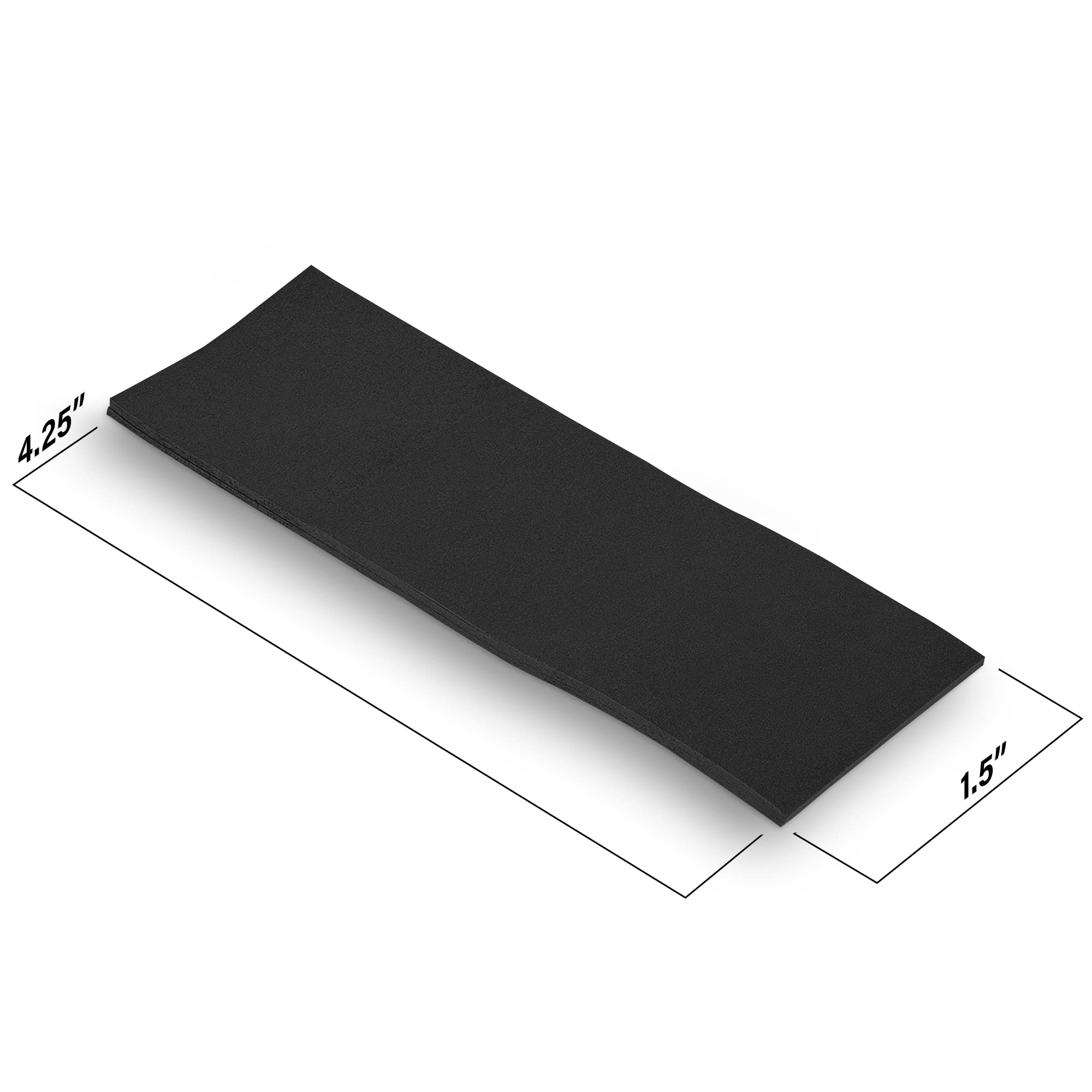 Mt Products Black Self-Adhering Bond Paper Napkin Band - 1.5'' X 4.25 (Pack Of 750 Pieces)